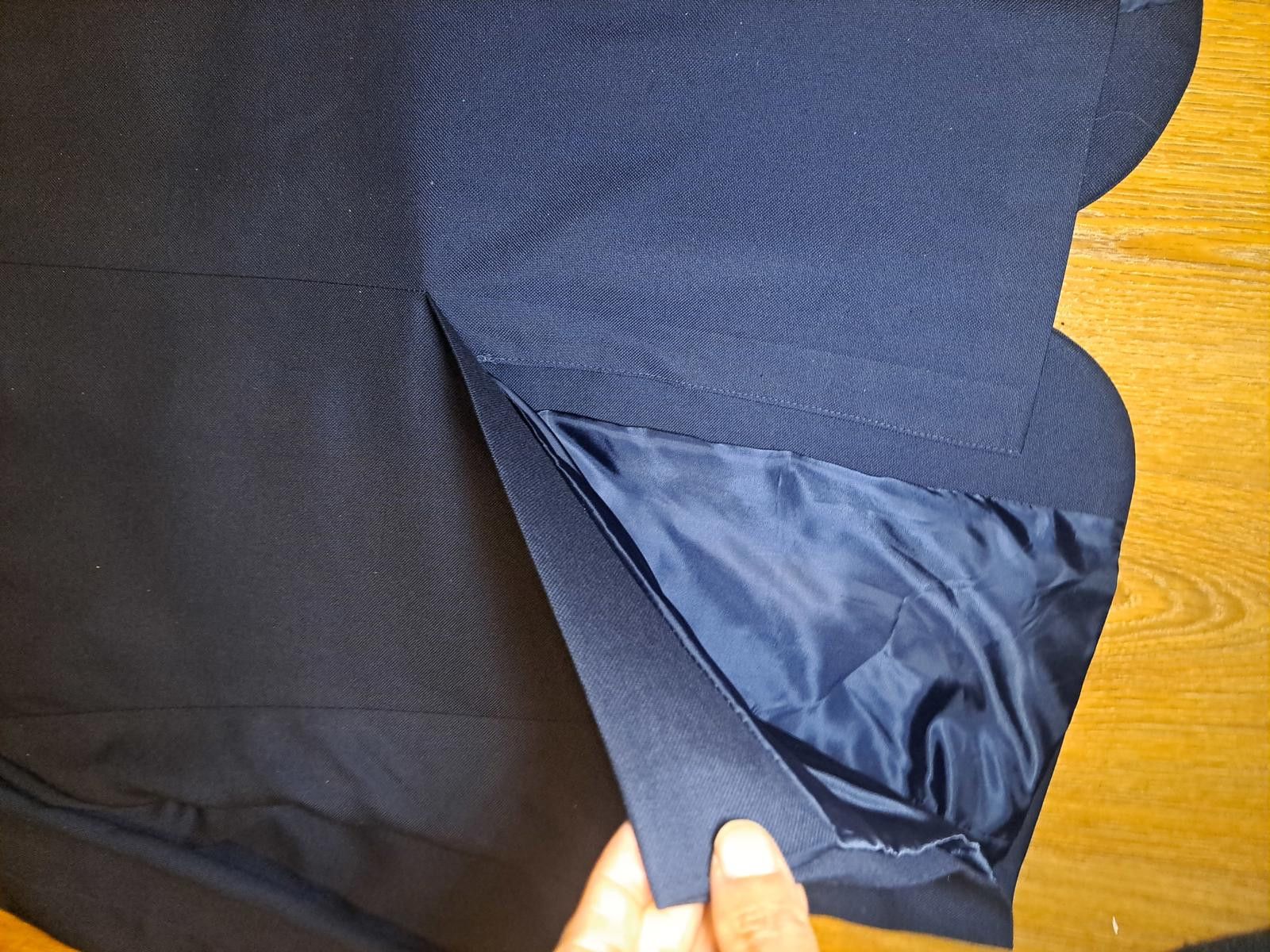 Stafford Stafford Blazer Mens 42R Navy Gold Buttons Double Vented Size 42R - 5 Thumbnail