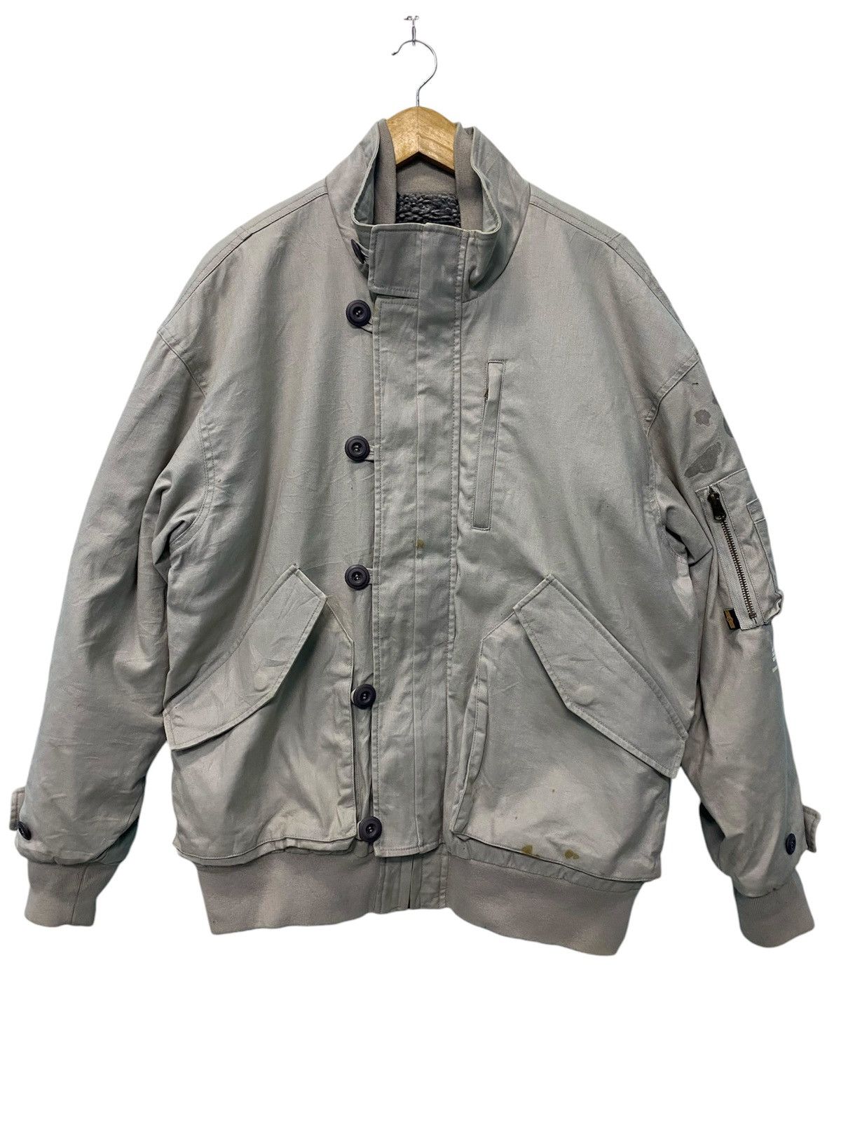 Vintage Vintage bomber jacket community military works Size US L / EU 52-54 / 3 - 1 Thumbnail