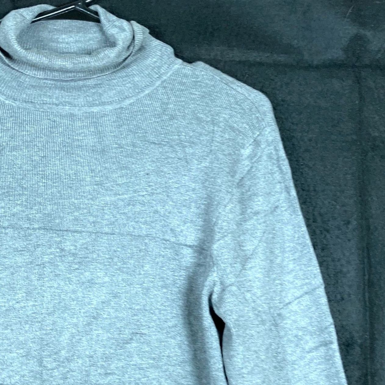 Vintage Chicos Women Sweater Gray Turtleneck Ribbed Pullover Long Sleeve 3 (XL) Size XL / US 12-14 / IT 48-50 - 5 Thumbnail