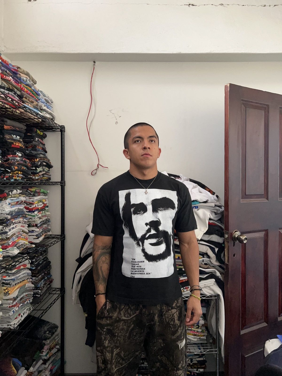 Rage Against The Machine 90s Che Guevara Quote Portrait Tee Size US L / EU 52-54 / 3 - 3 Thumbnail