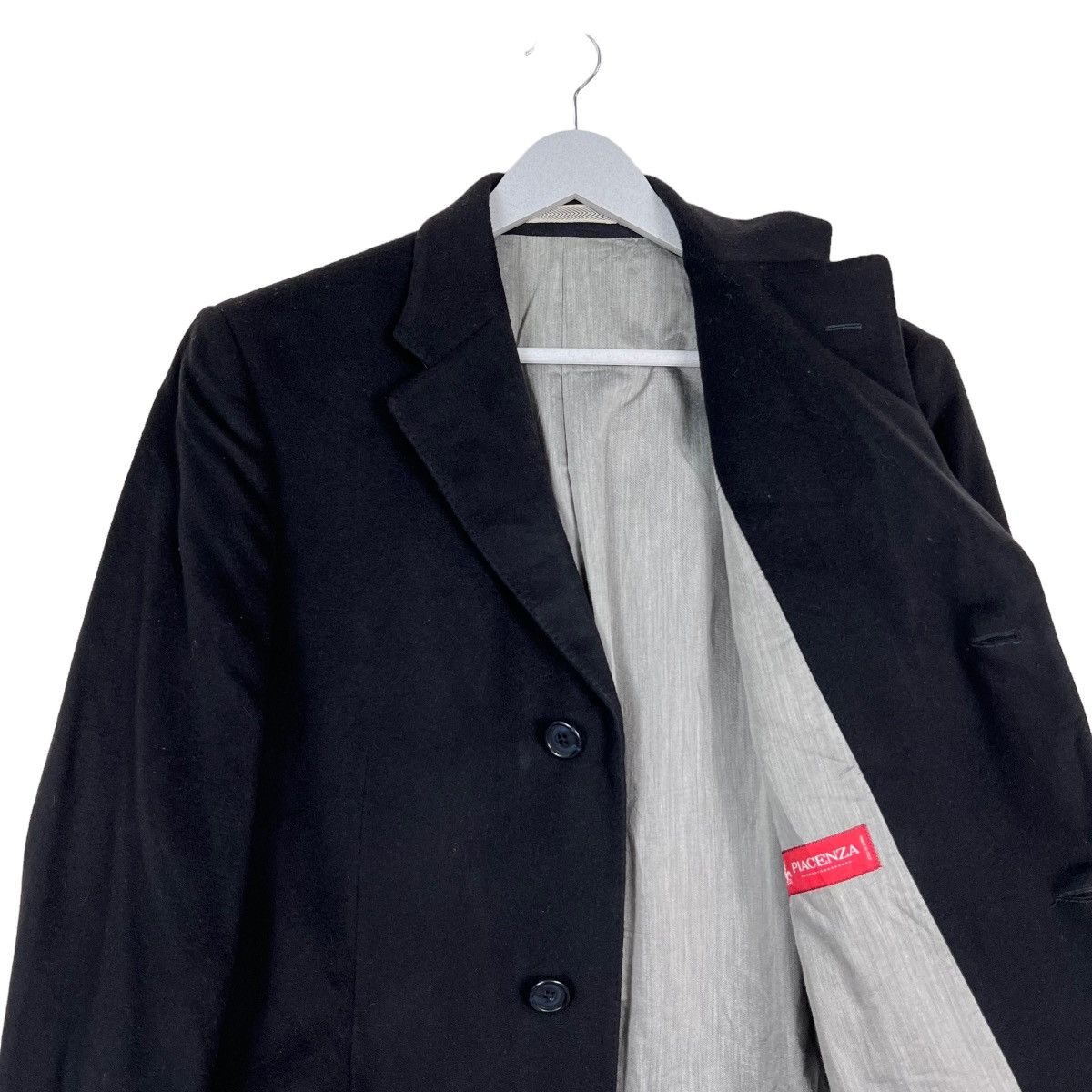 Designer 🔥 PIACENZA WOOL OVERCOAT MADE IN SLOVAKIA Size US M / EU 48-50 / 2 - 10 Thumbnail