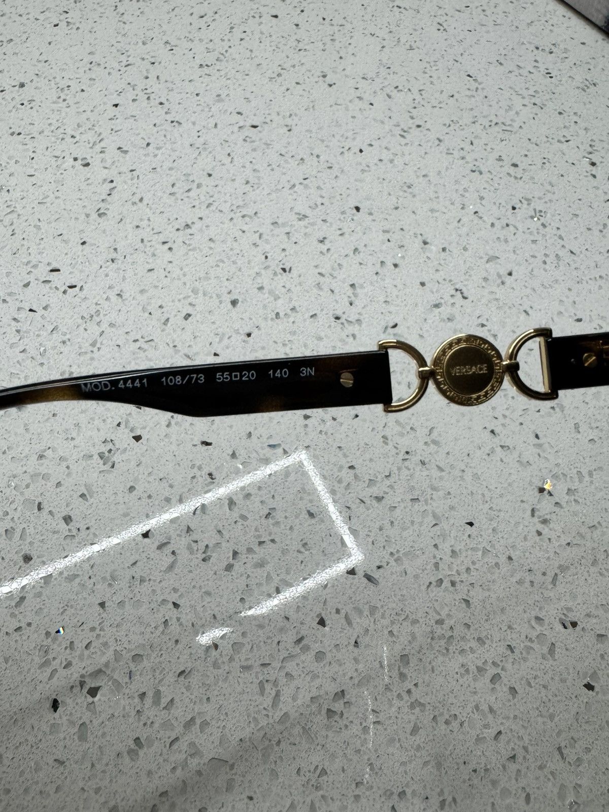 Versace Versace Havana Dark Brown Size ONE SIZE - 4 Thumbnail