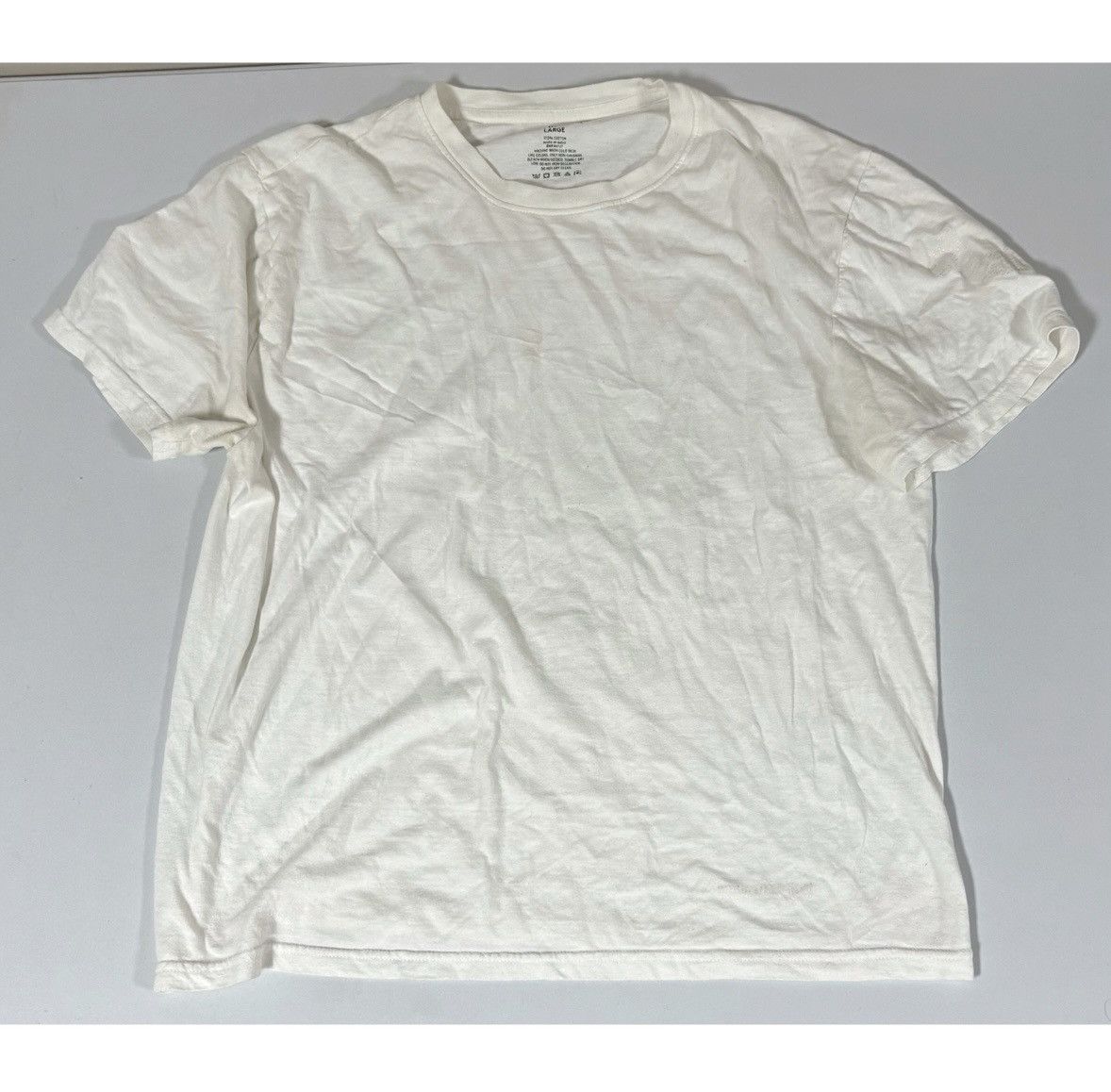 True Religion True Religion White Solid Short Sleeve T-Shirt Tee Size L 🤍 Size US L / EU 52-54 / 3 - 2 Thumbnail