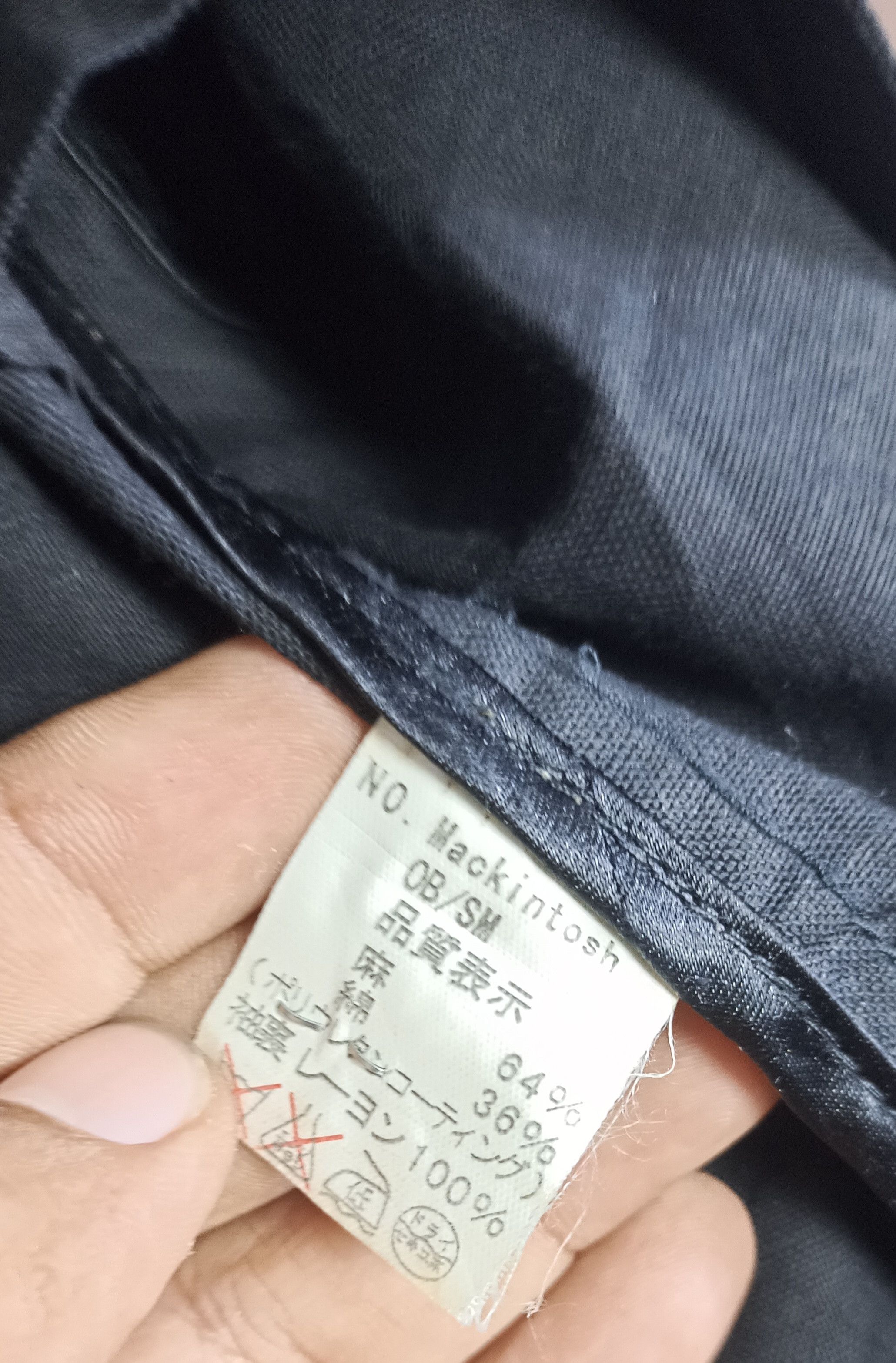 Mackintosh Rare💥Mackintosh Scotland Button Up Super Black Jacket Size US M / EU 48-50 / 2 - 11 Thumbnail
