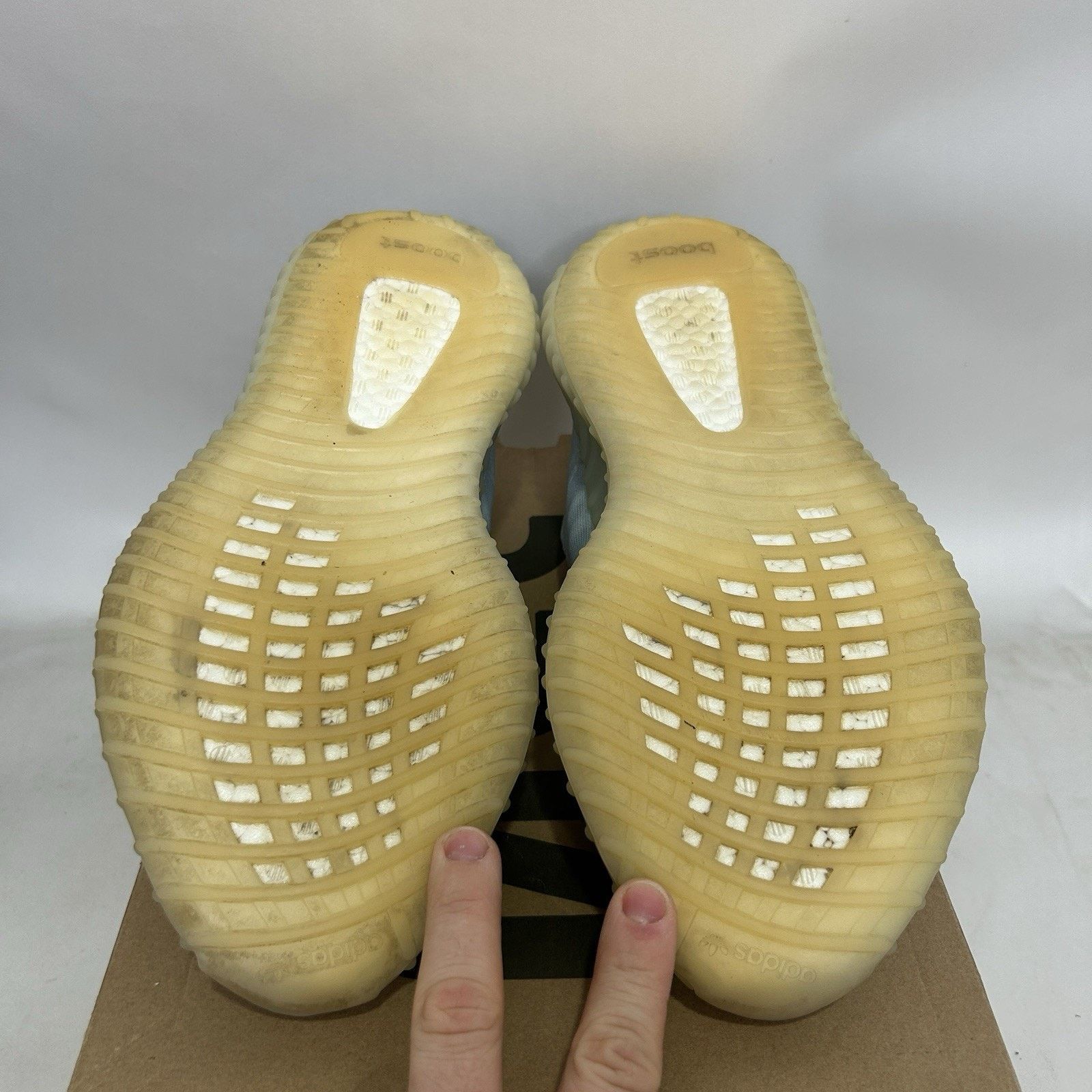 Adidas Adidas Yeezy Boost 350 V2 “Mono Ice” 2021 Size US 10 / EU 43 - 7 Thumbnail
