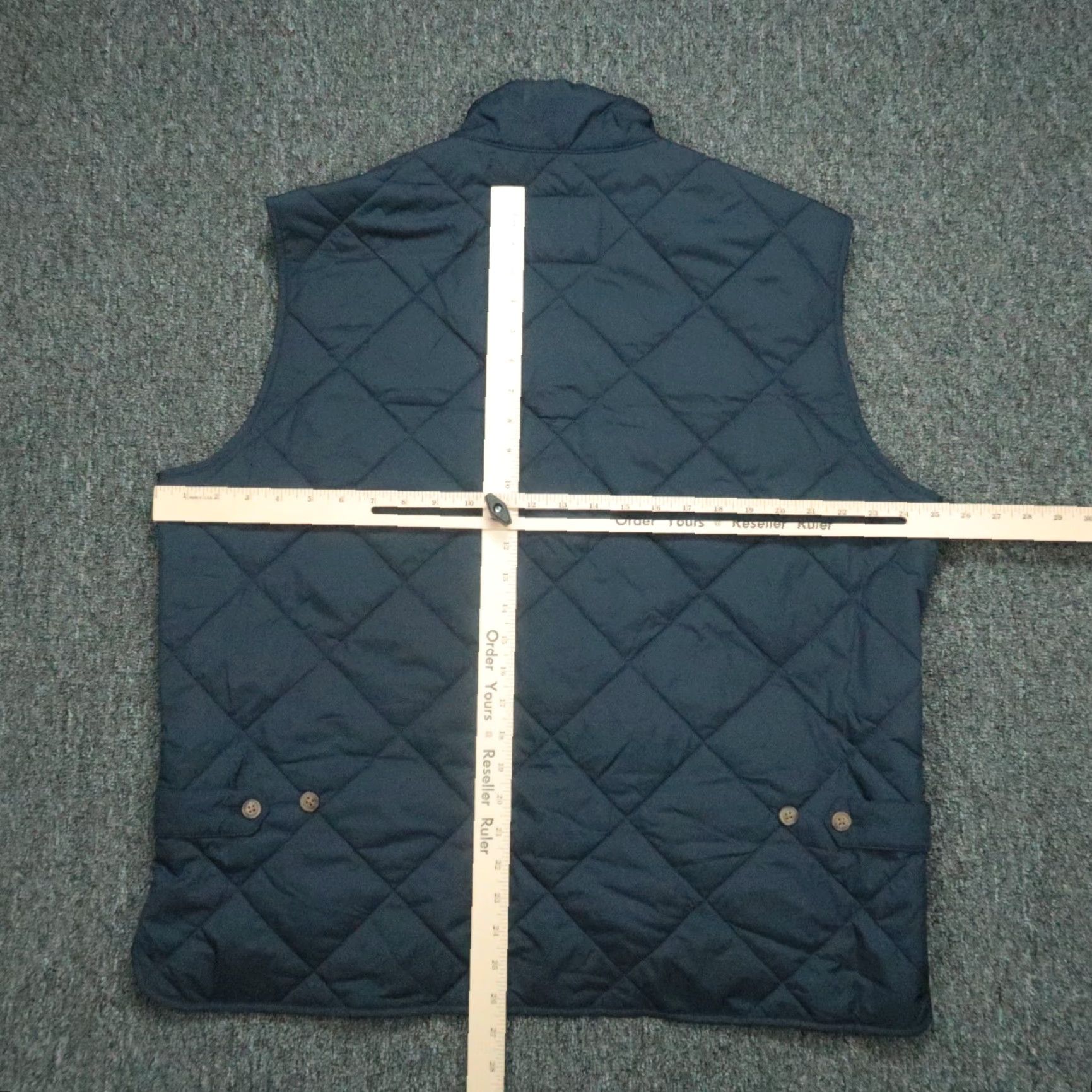 J.Crew J. Crew Vest Mens XL Blue Quilted Full Zip Pockets NWT Size US XL / EU 56 / 4 - 6 Thumbnail