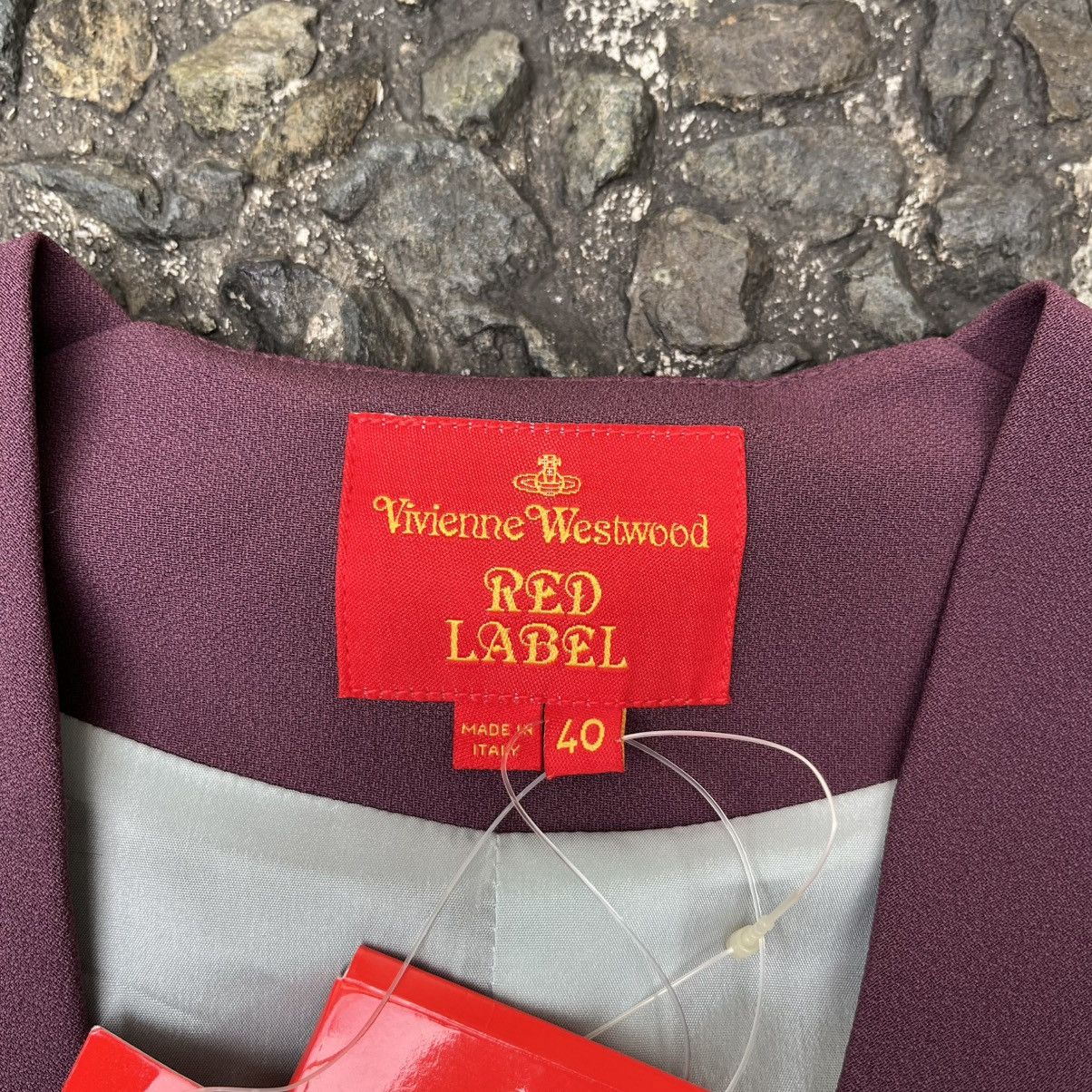 Vivienne Westwood Vivienne Westwood Red Label 2013 Draped Satin-Lapel Jacket Size S / US 4 / IT 40 - 9 Thumbnail