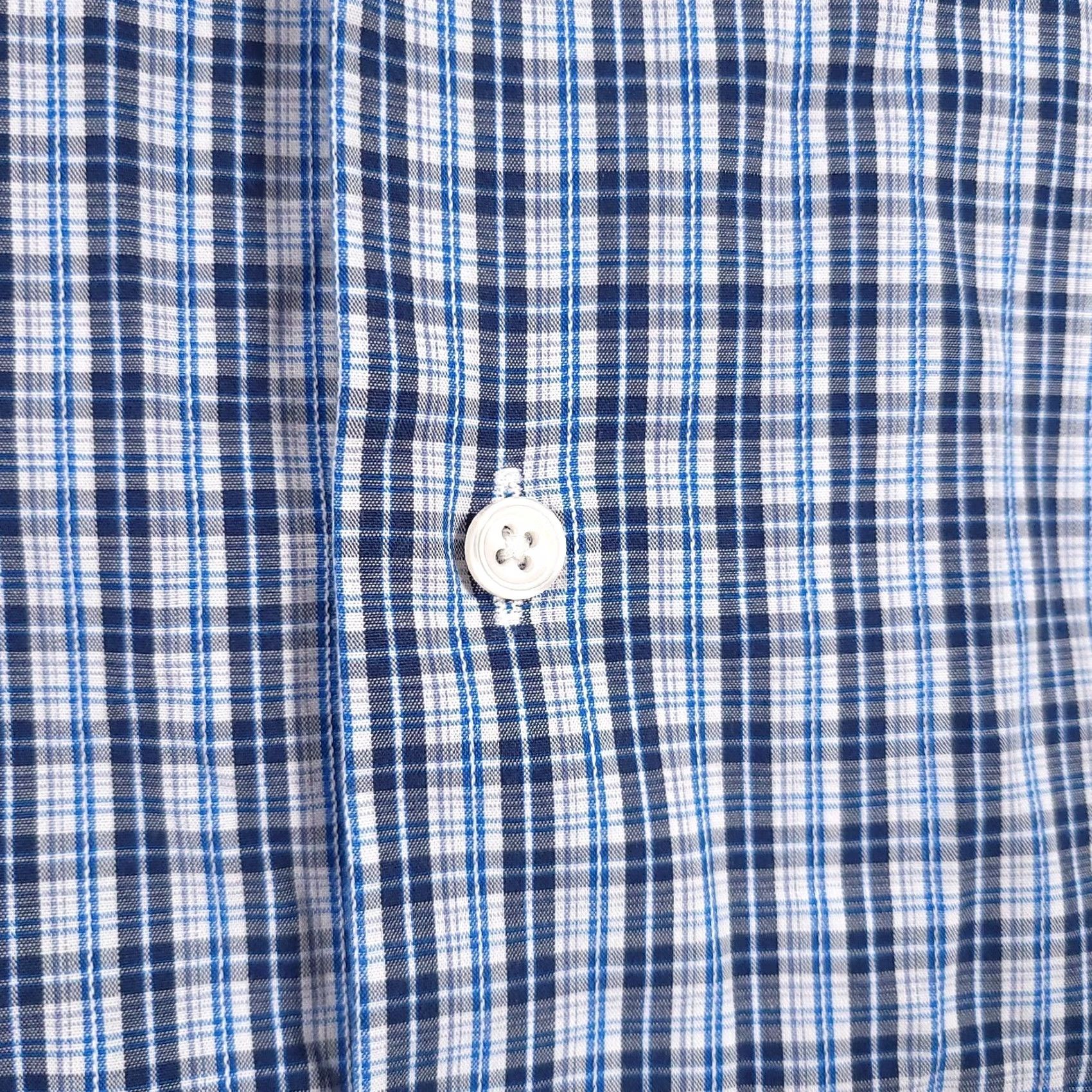 Apt. 9 Apt 9 Button Up Shirt Mens XLT Tall Blue Collared Check Pattern Long Sleeve Size US XL / EU 56 / 4 - 6 Thumbnail