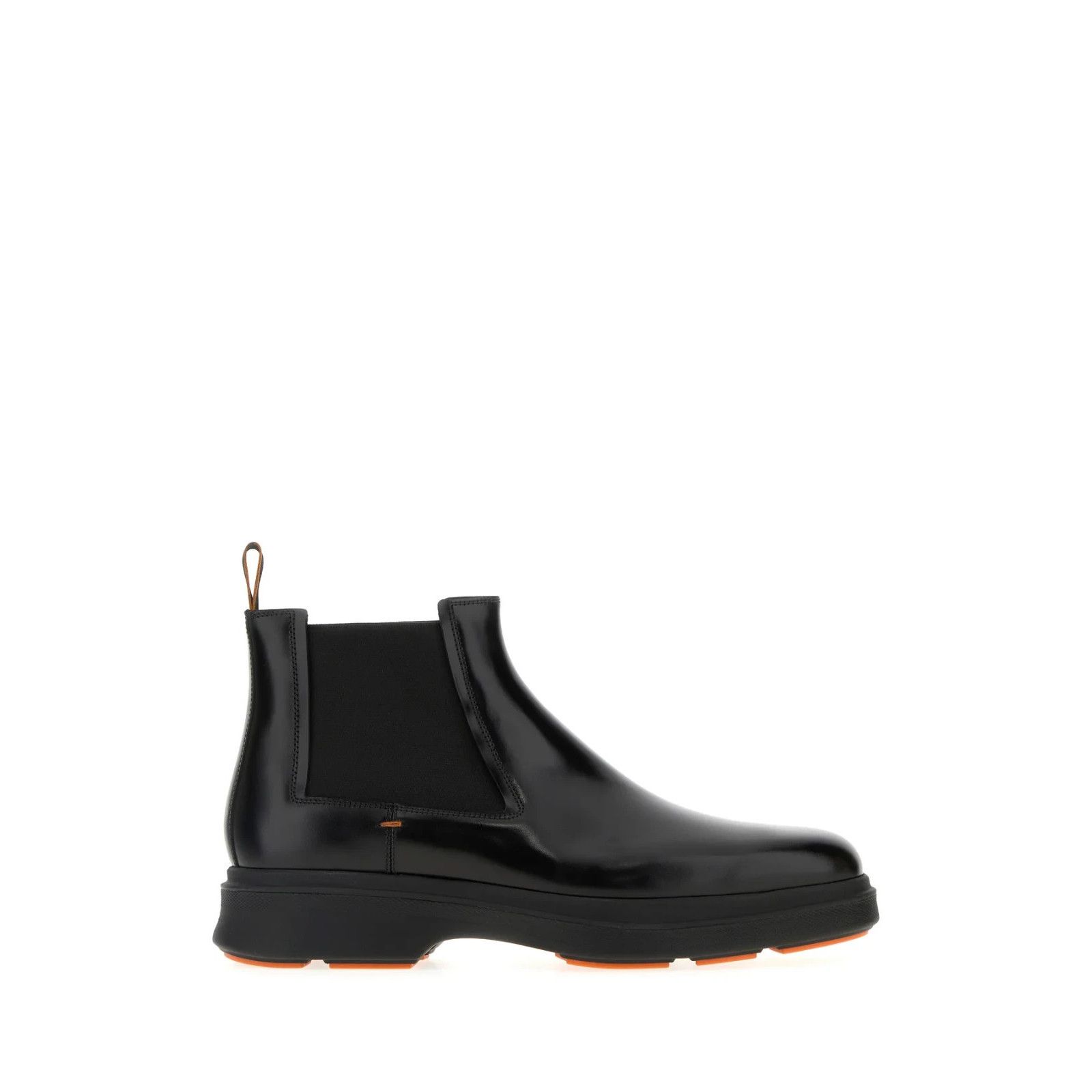 Santoni SANTONI Easy Nova Black Leather Ankle Boots New & Authentic Size US 6.5 / EU 39-40 - 1 Thumbnail