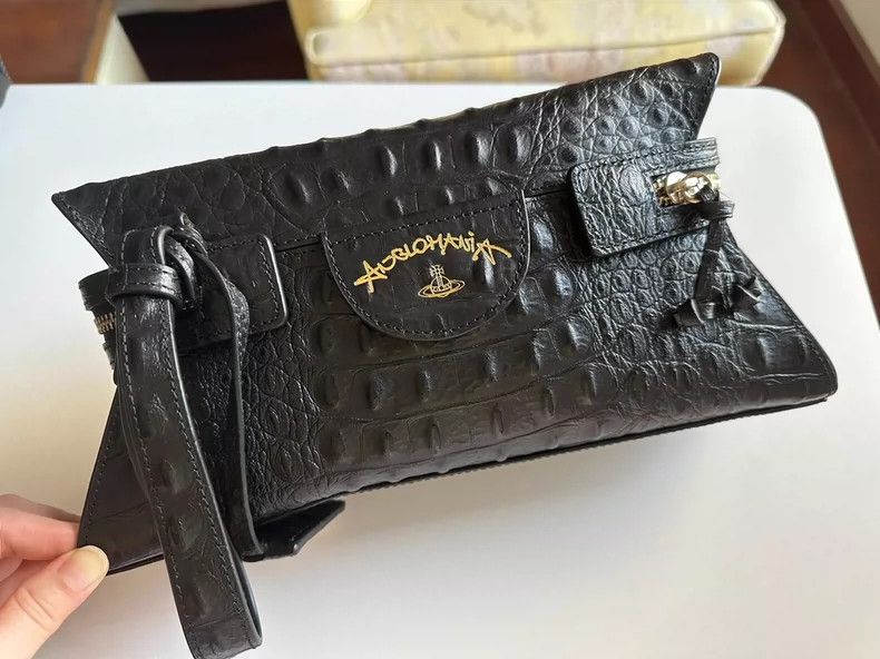 Vivienne Westwood vivienne westwood size os Crocodile pattern leather handbag Size ONE SIZE - 1 Thumbnail