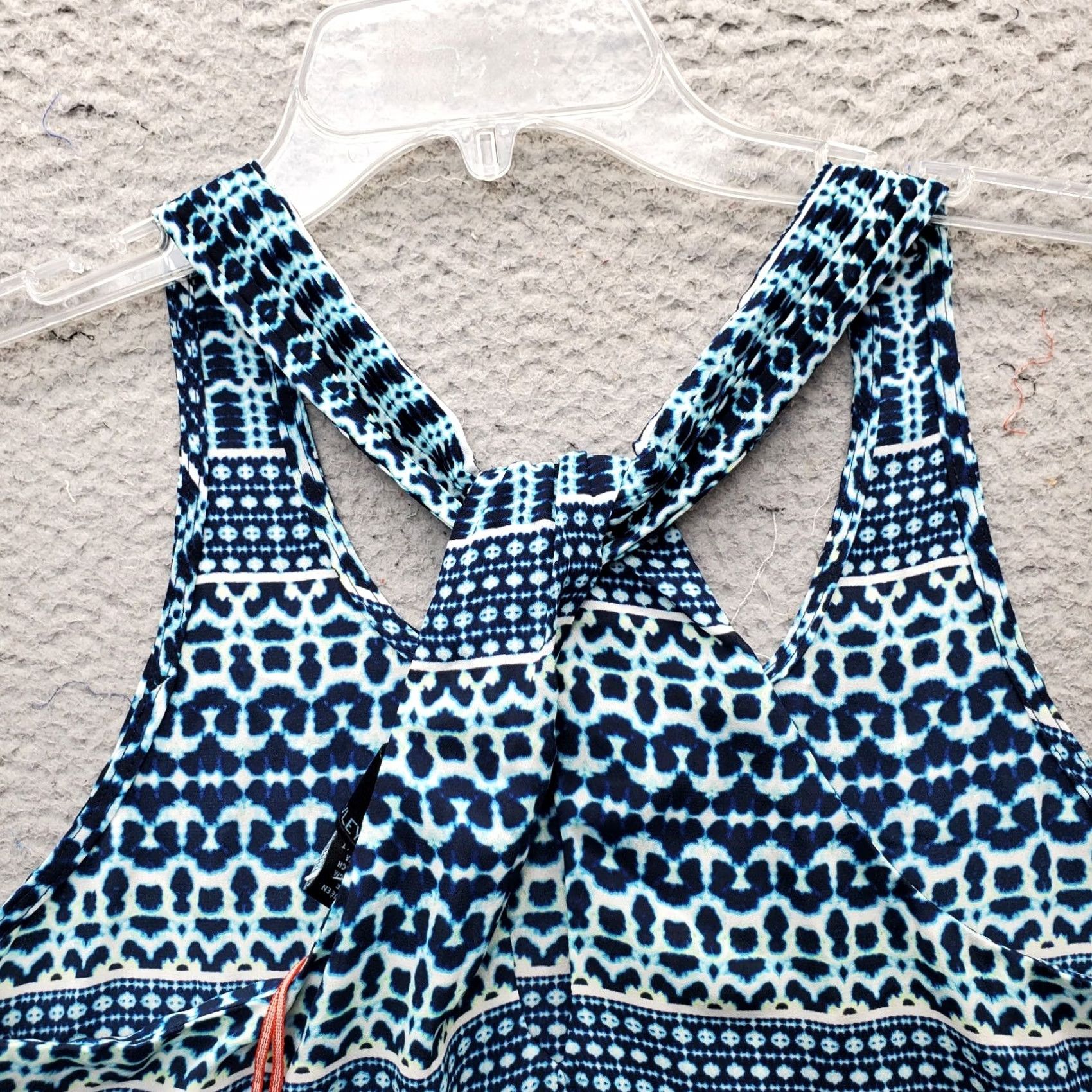 Cynthia Rowley Cynthia Rowley Tank Top Womens Small Multicolor Pattern Stretch Sleeveless Racerback - Size S Womens Tank Top Size S / US 4 / IT 40 - 7 Thumbnail