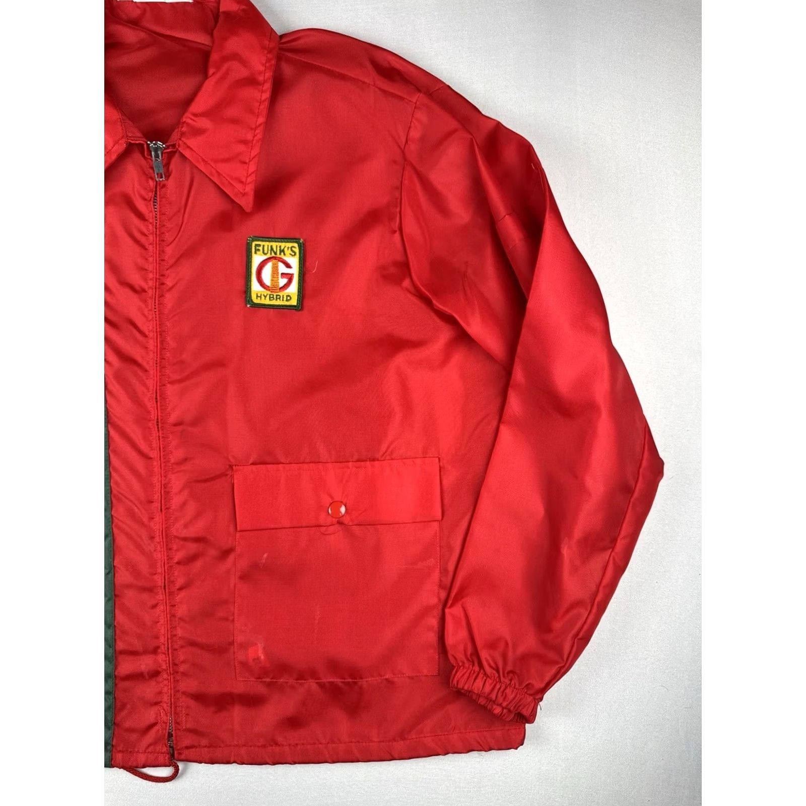 Vintage VINTAGE Swingster Racing Jacket Mens L Red Nylon 70s Famus? (Oops) Size US L / EU 52-54 / 3 - 5 Thumbnail