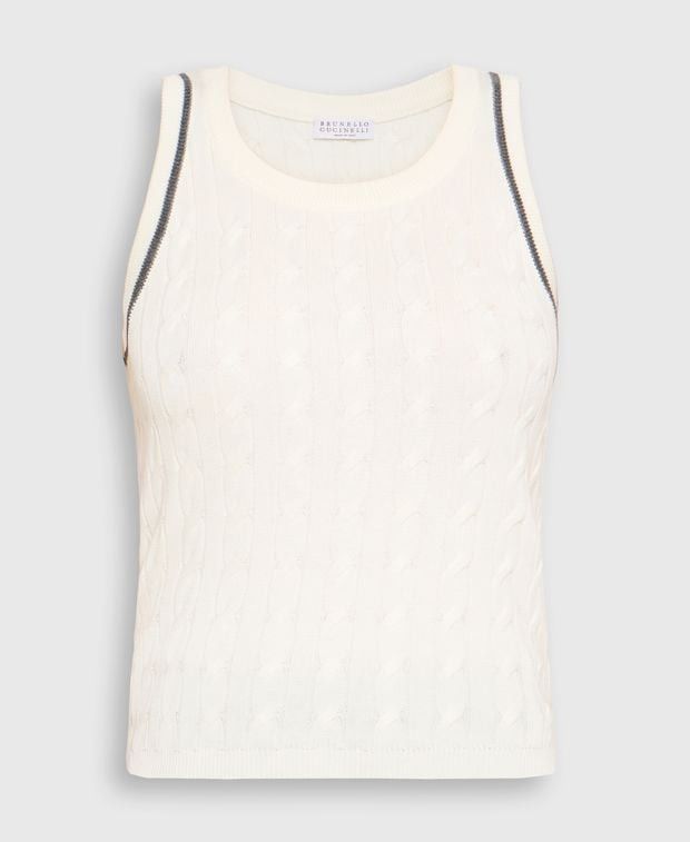 Brunello Cucinelli Tank top Size L / US 10 / IT 46 - 1 Thumbnail