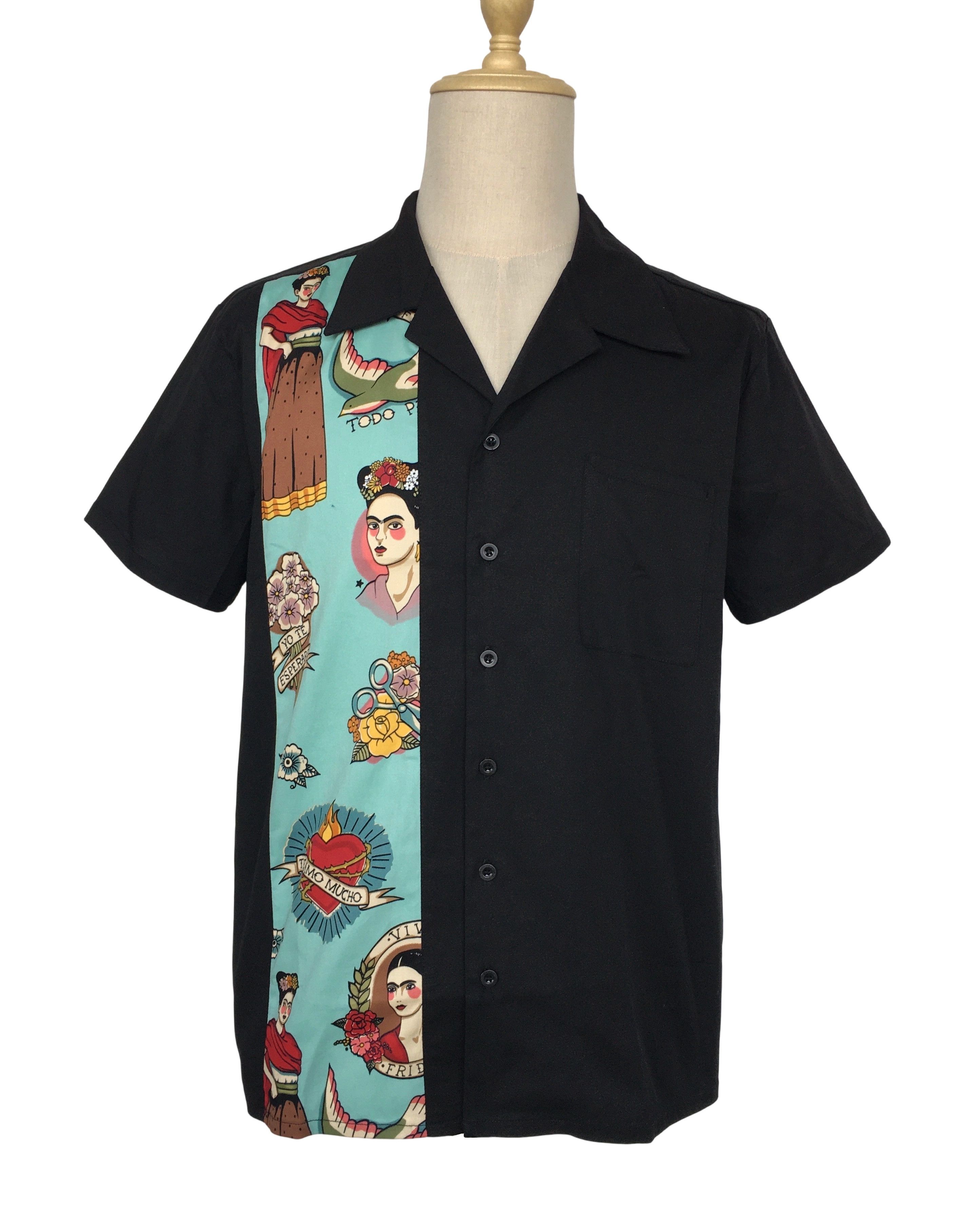 Other Retro Style Print Panel Casual Shirts Size US XXL / EU 58 / 5 - 1 Thumbnail