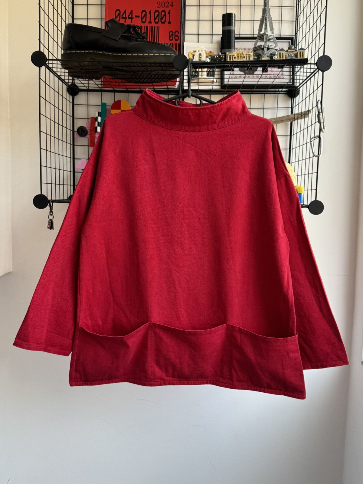 Vintage Vintage 70s Antony Sheppard Moleskin Smock Fisherman Shirt Size US M / EU 48-50 / 2 - 2 Thumbnail