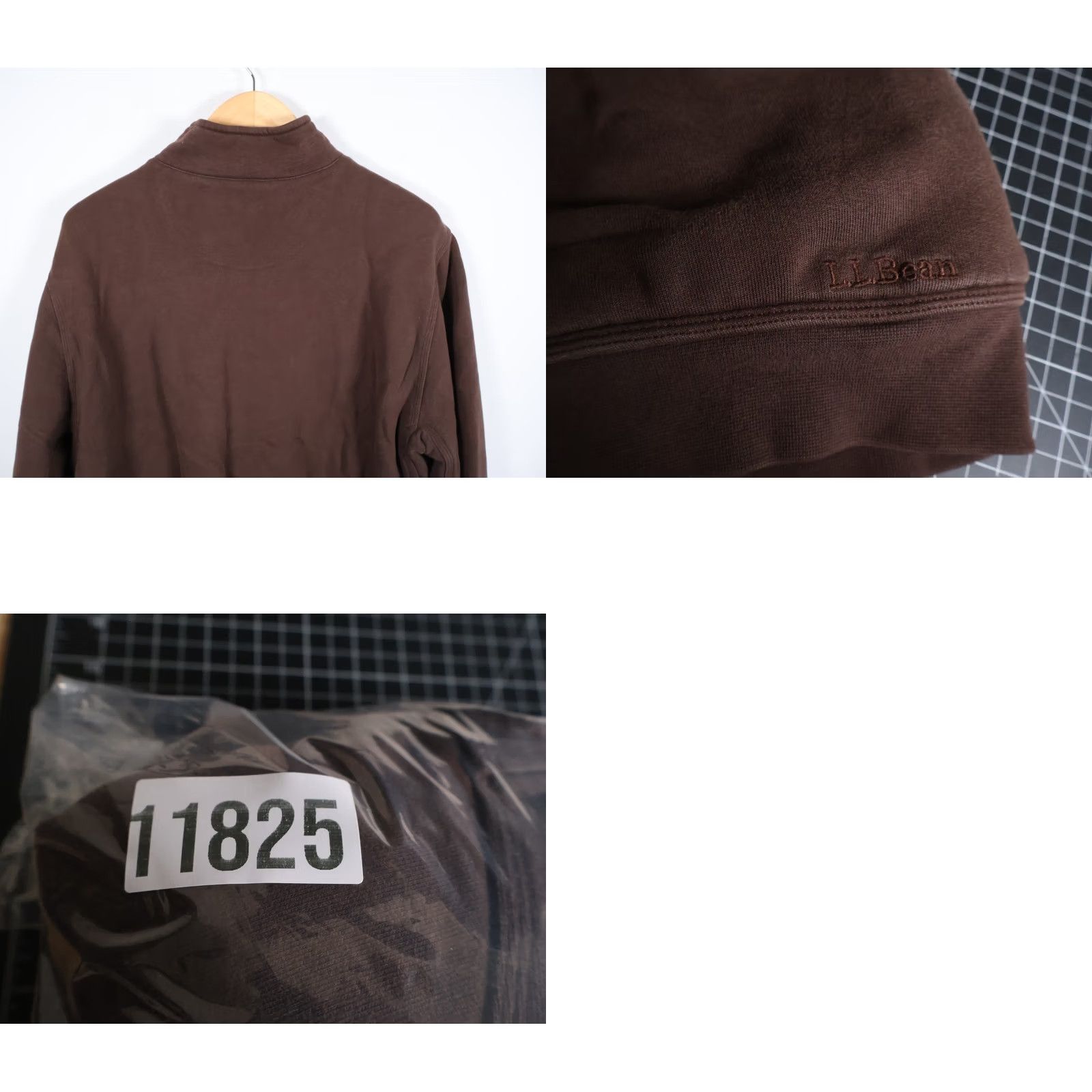 Vintage L.L. Bean Shirt Mens L Brown Katahdin Iron Works Sherpa Sweatshirt Men Zip Size US L / EU 52-54 / 3 - 9 Thumbnail