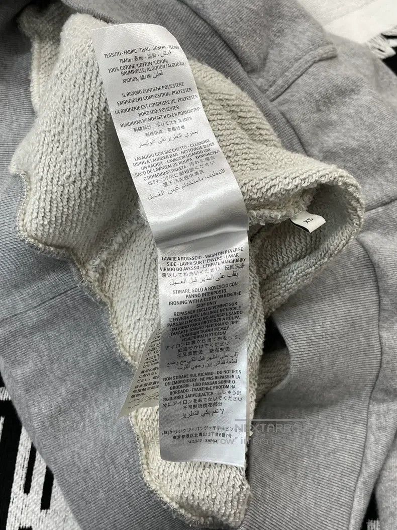 Gucci Gucci Grey bow letter logo hooded zipper jacket Size XS / US 0-2 / IT 36-38 - 7 Thumbnail