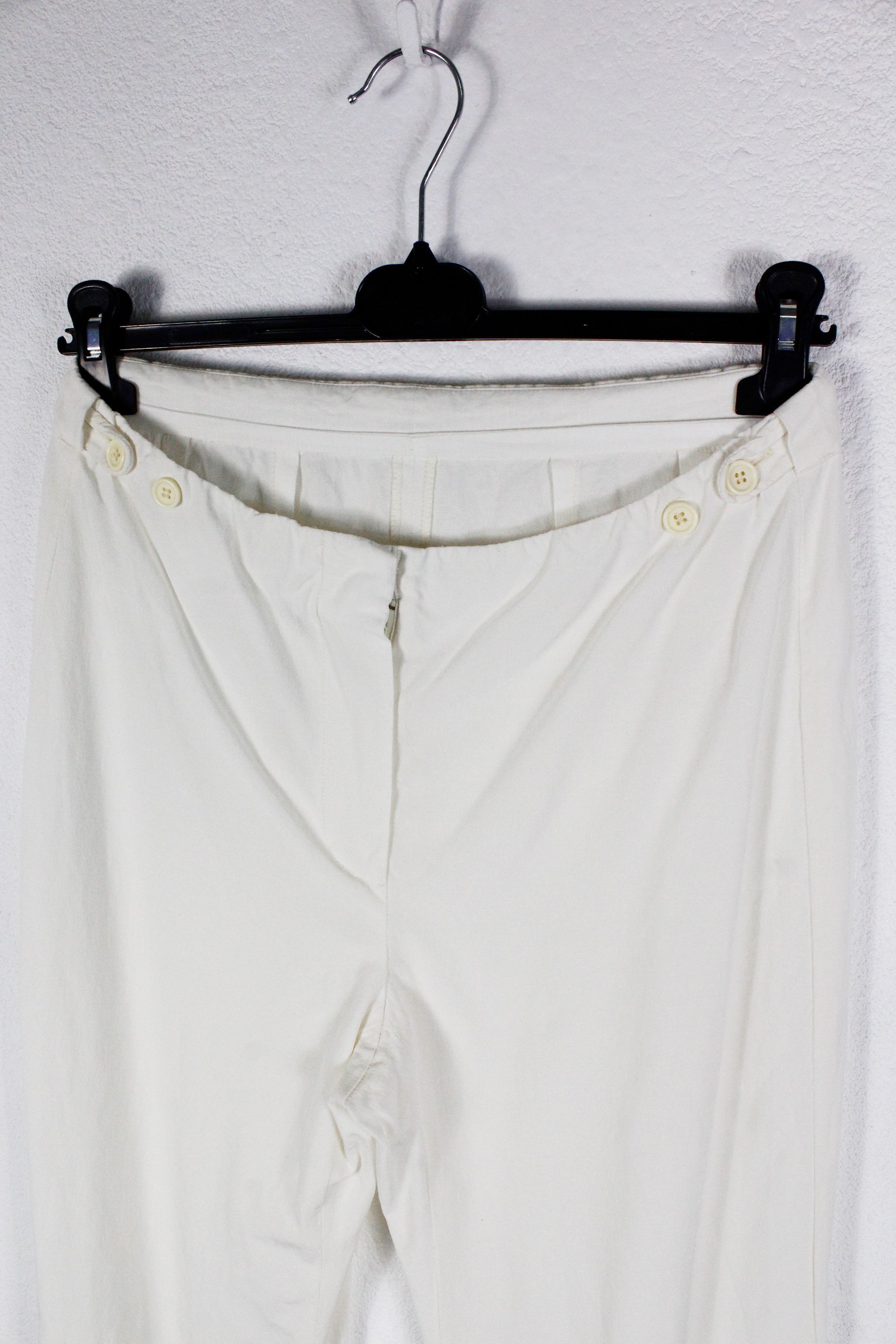 Burberry Burberry Prorsum Womens Lightweight Wide Leg Pants Trousers Size 27" / US 4 / IT 40 - 2 Thumbnail