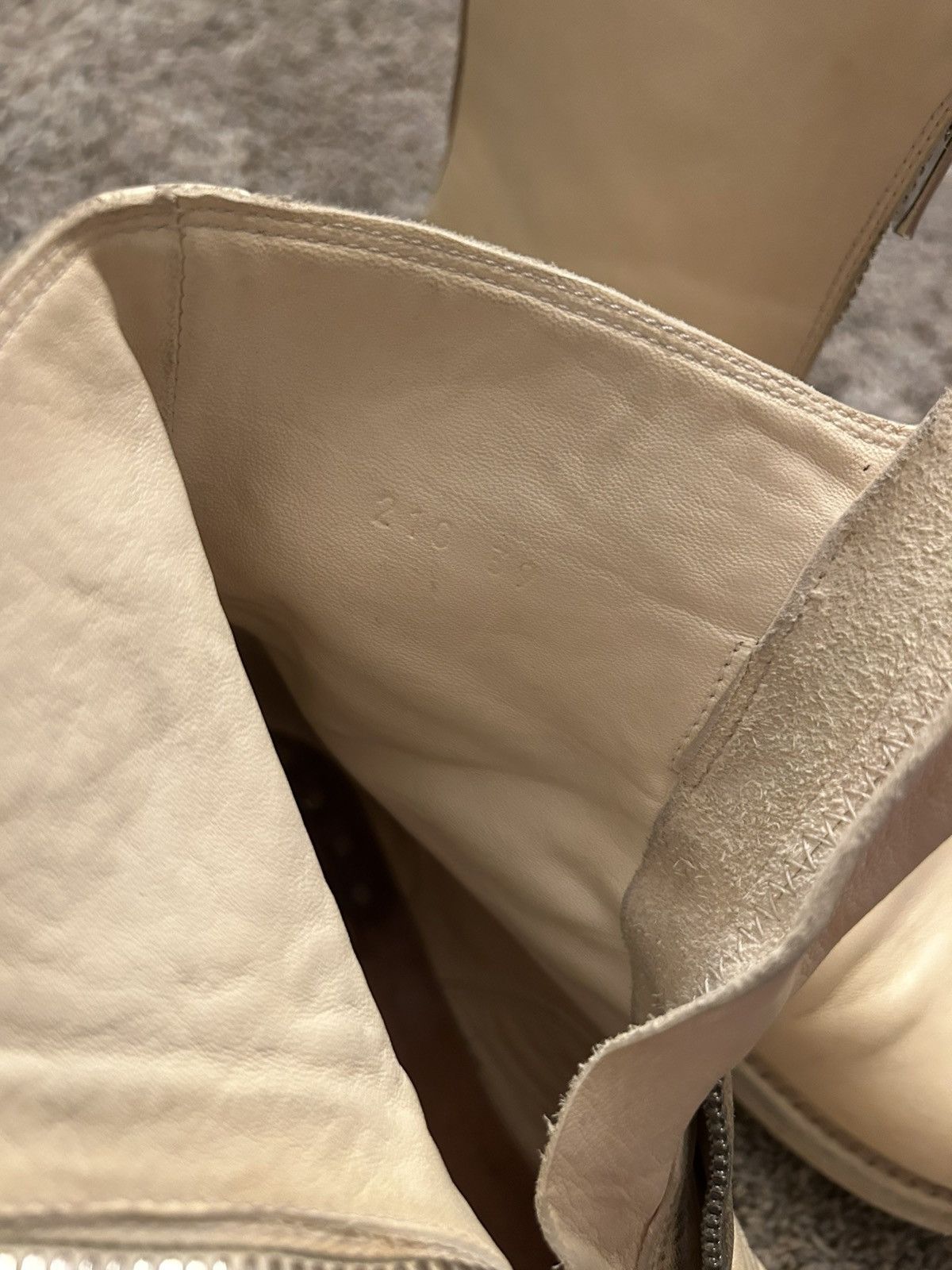 Designer × Guidi × Vintage Guidi 210 White/Tan Size US 7 / EU 40 - 6 Thumbnail