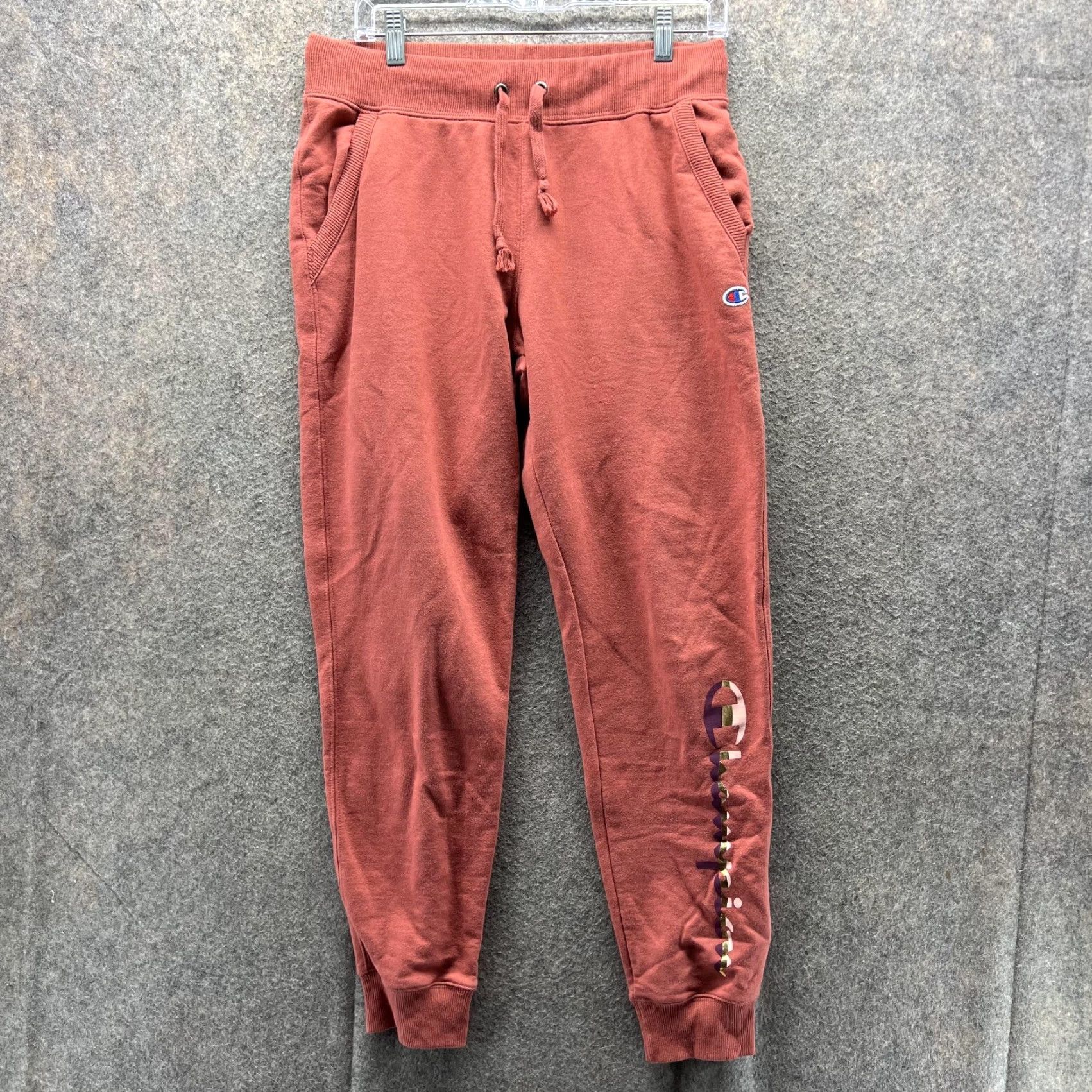 Champion Champion Sweatpants Men Medium Adult Orange Jogger Athletic Fit Training Gym Size US 31 - 2 Thumbnail