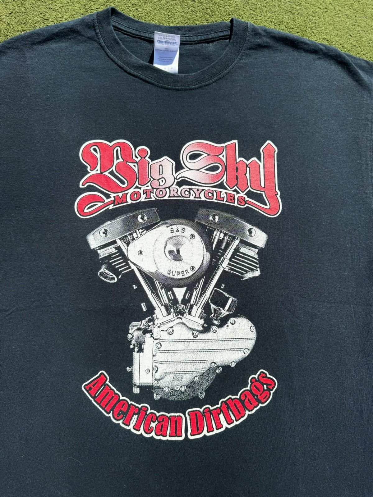 Rap Tees Big Sky Motorcycles Vintage Bitch Face Rock Band T-Shirt Size US L / EU 52-54 / 3 - 4 Thumbnail