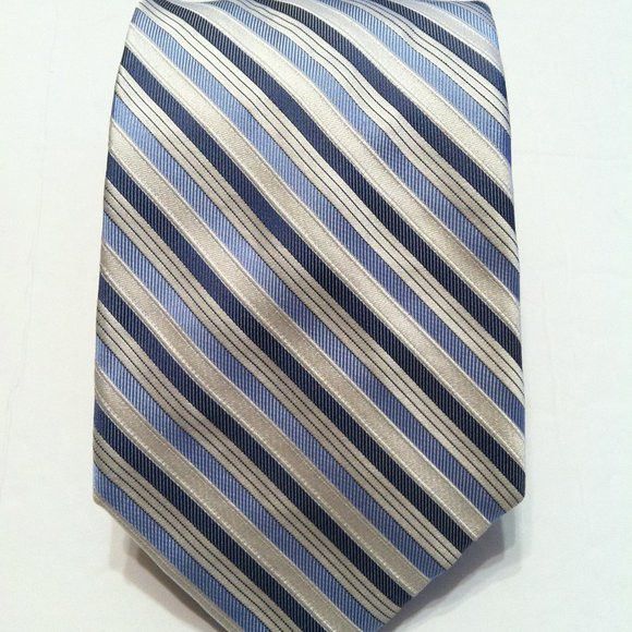 Calvin Klein CALVIN KLEIN MEN'S NEW 100%SILK TIE WIDTH: 3 1/2" Size ONE SIZE - 2 Thumbnail