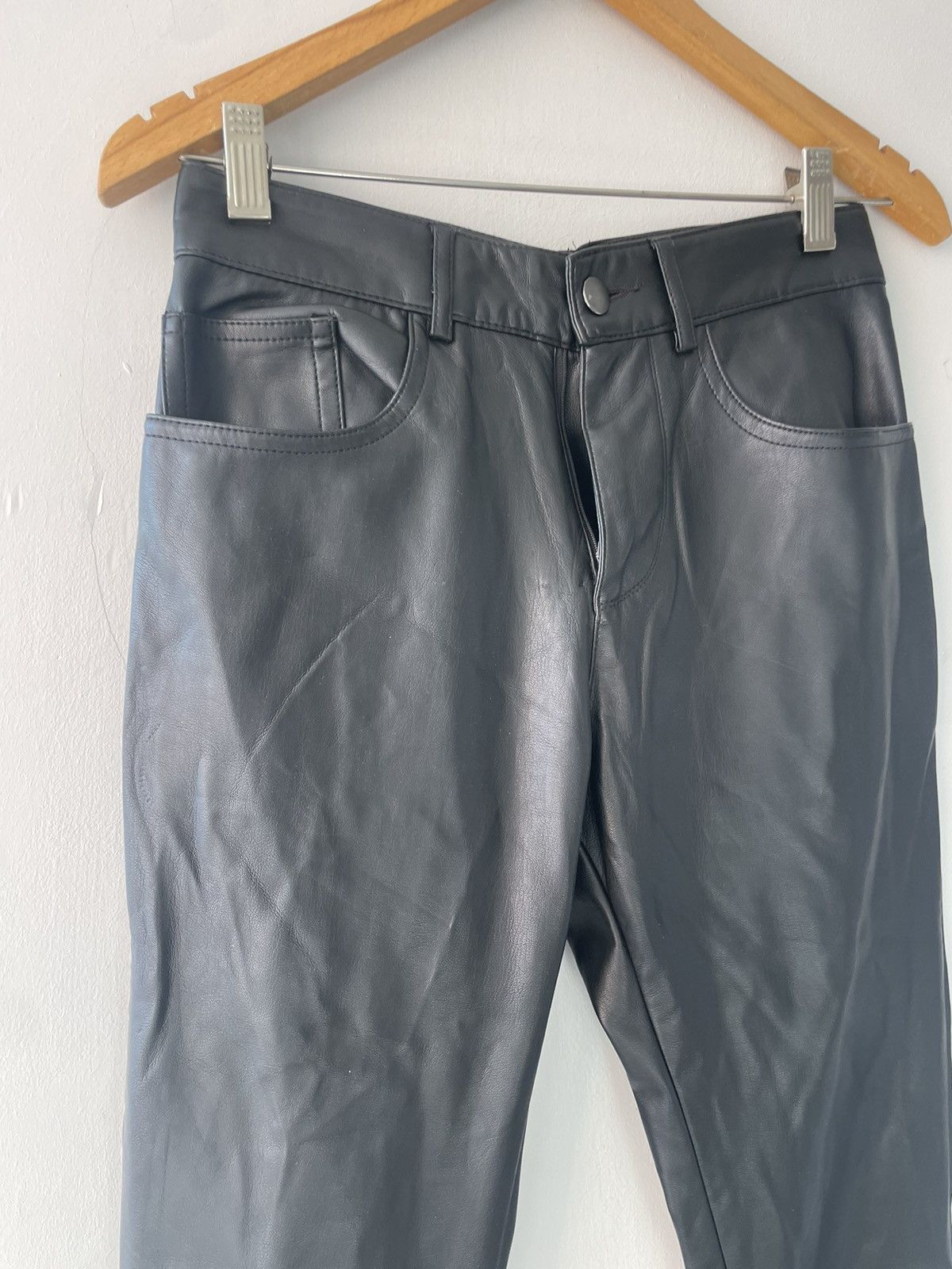 Vintage Vintage leather trousers Size 25" / US 0 / IT 36 - 8 Thumbnail