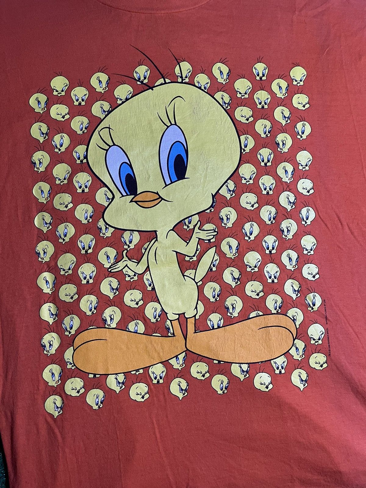 Vintage Tweety Bird ‘Faces’ T-shirt Size US XL / EU 56 / 4 - 2 Thumbnail