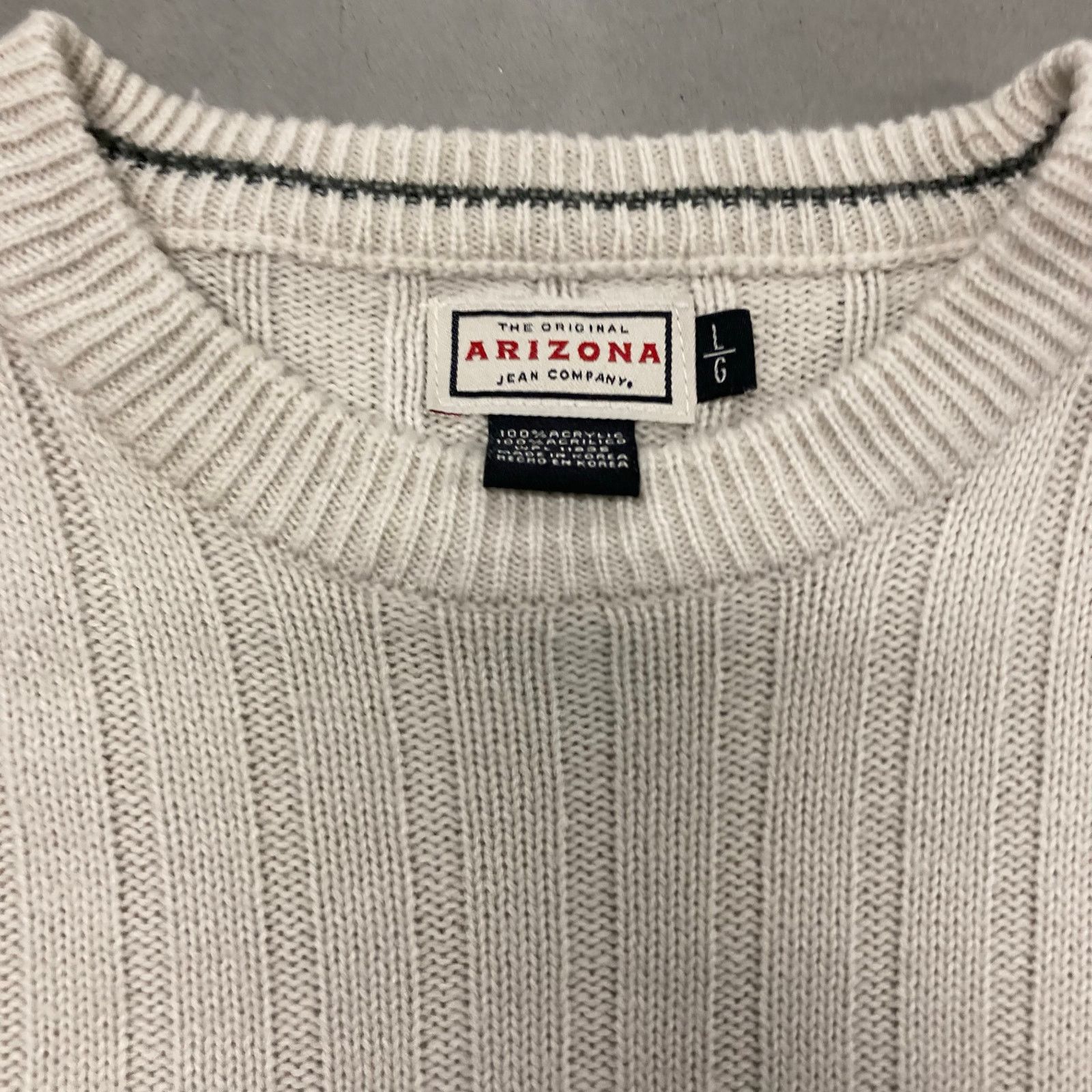 Vintage Y2K striped Arizona T-Shirt Size US L / EU 52-54 / 3 - 3 Thumbnail