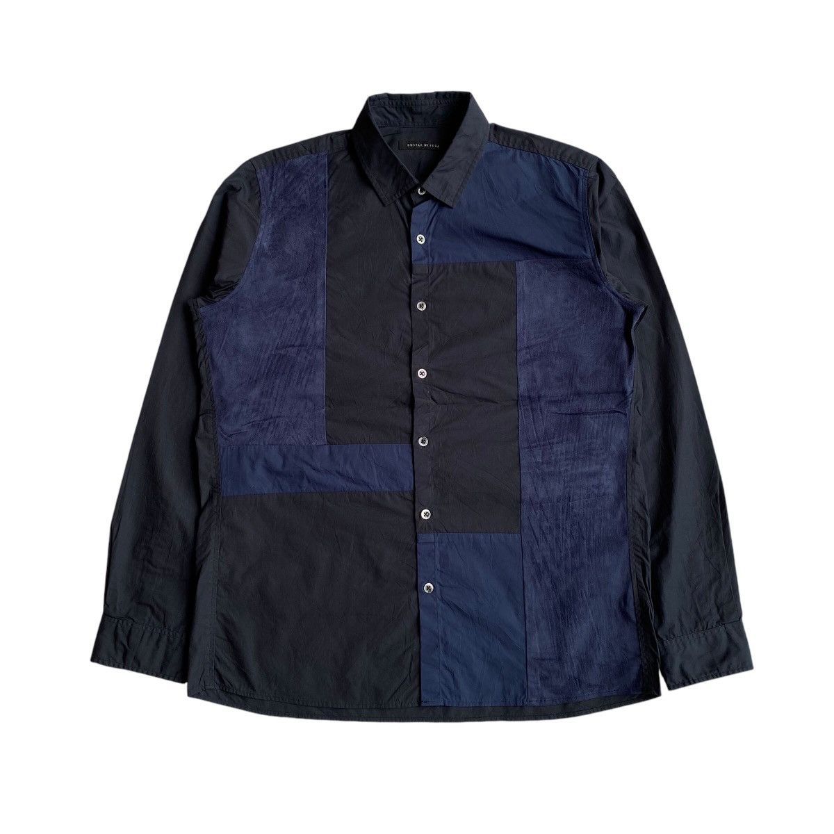 GOSTAR DE FUGA × Japanese Brand Gostar De Fuga Patchwork Button Up Shirts Size US S / EU 44-46 / 1 - 1 Thumbnail