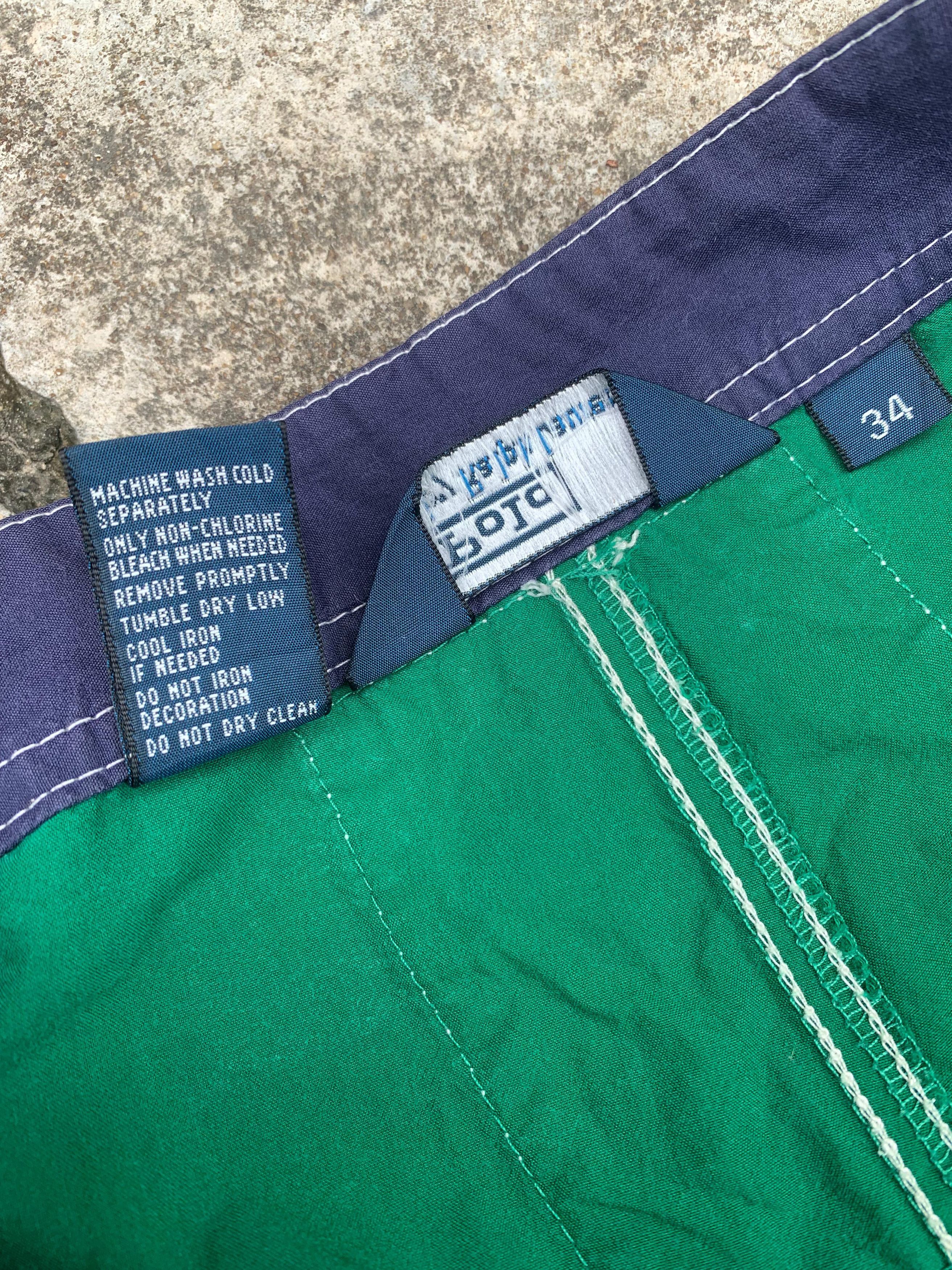 Polo Ralph Lauren × Vintage Polo Ralph Lauren Nylon Green Short Pants Size US 34 / EU 50 - 5 Thumbnail