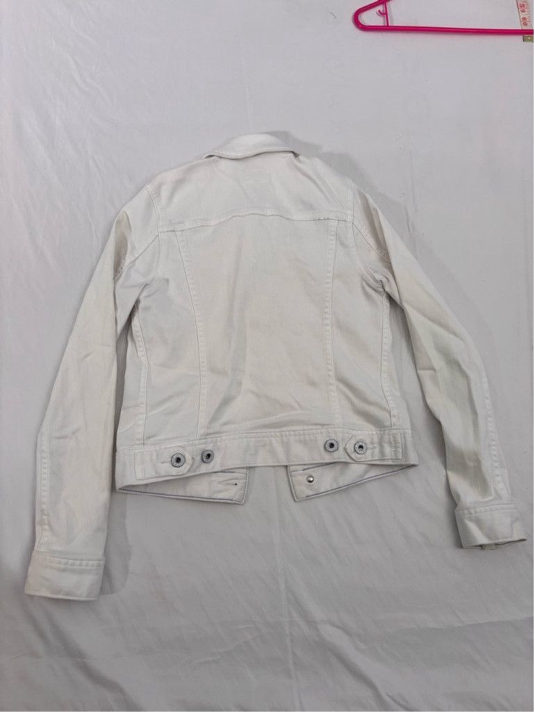 AG Adriano Goldschmied Women's AG Adriano Goldschmied Denim Jacket XS White Size XXS / US 00 / IT 34 - 13 Thumbnail