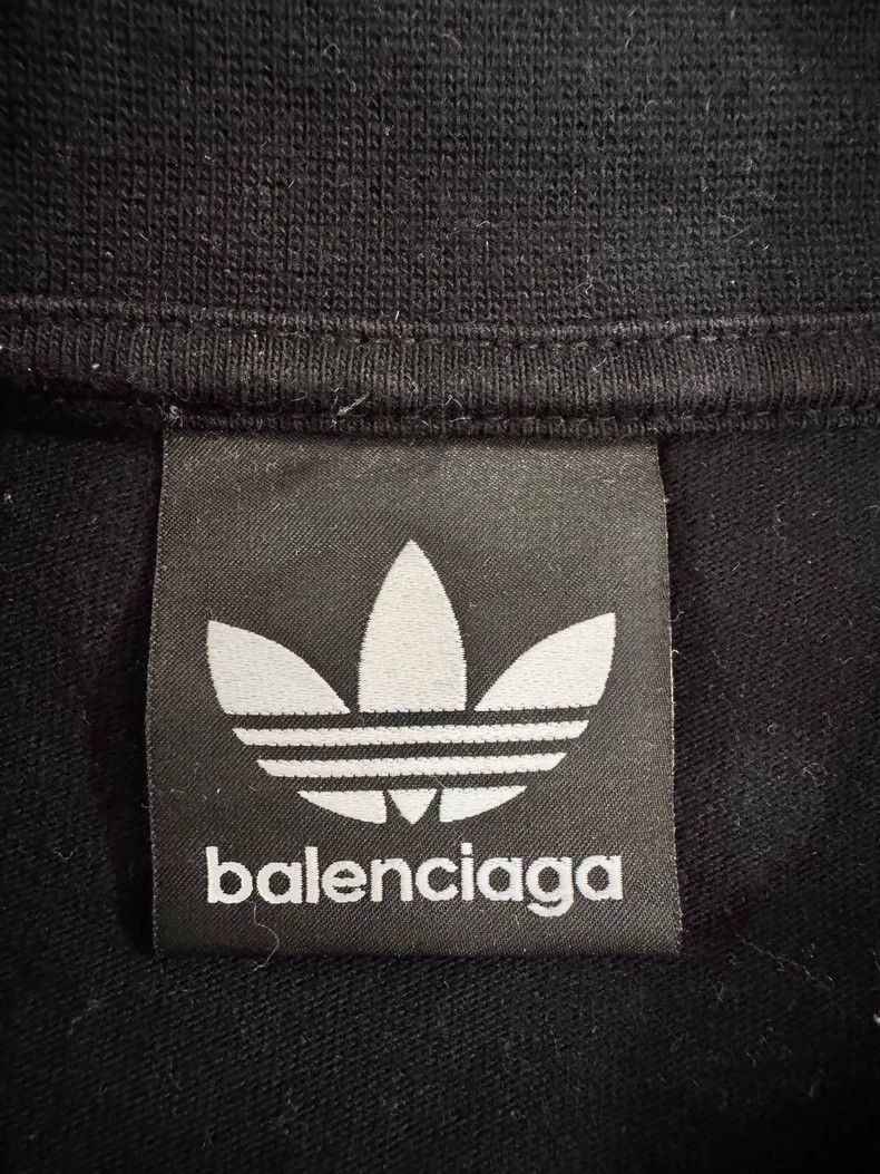 Balenciaga balenciaga x adidas black short sleeve tee-2507 Size US S / EU 44-46 / 1 - 3 Thumbnail