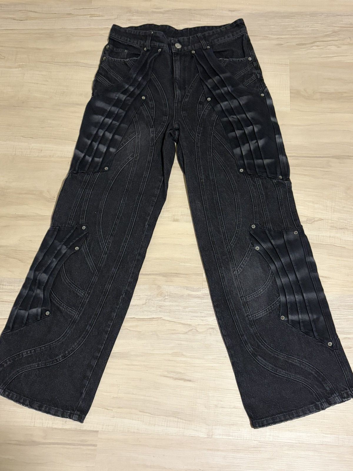 Bad Son Circuit Layered Denim Size US 38 / EU 54 - 2 Thumbnail