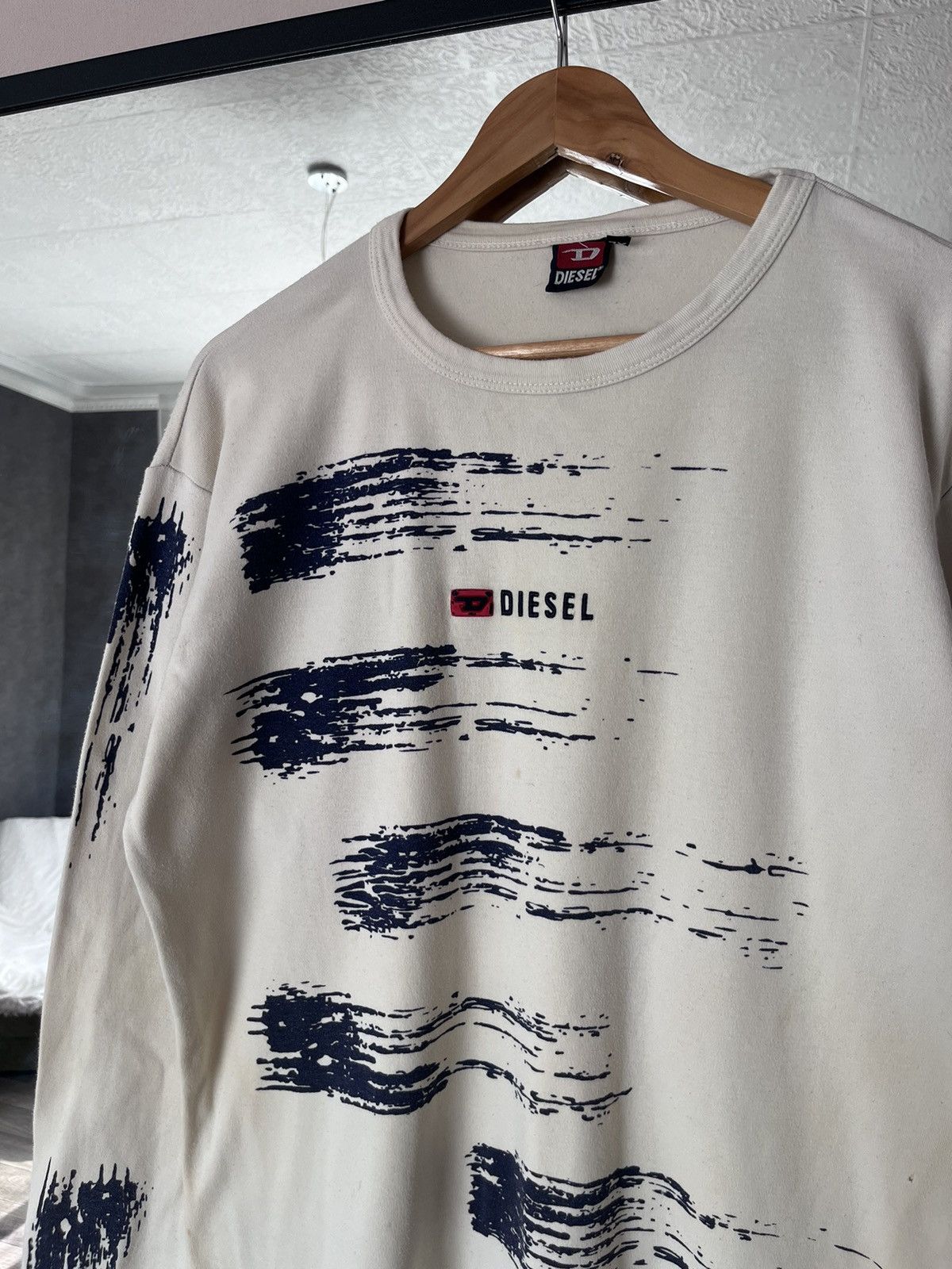 Diesel Diesel long sleeve avant garde streetwear style size xl Size US XL / EU 56 / 4 - 3 Thumbnail