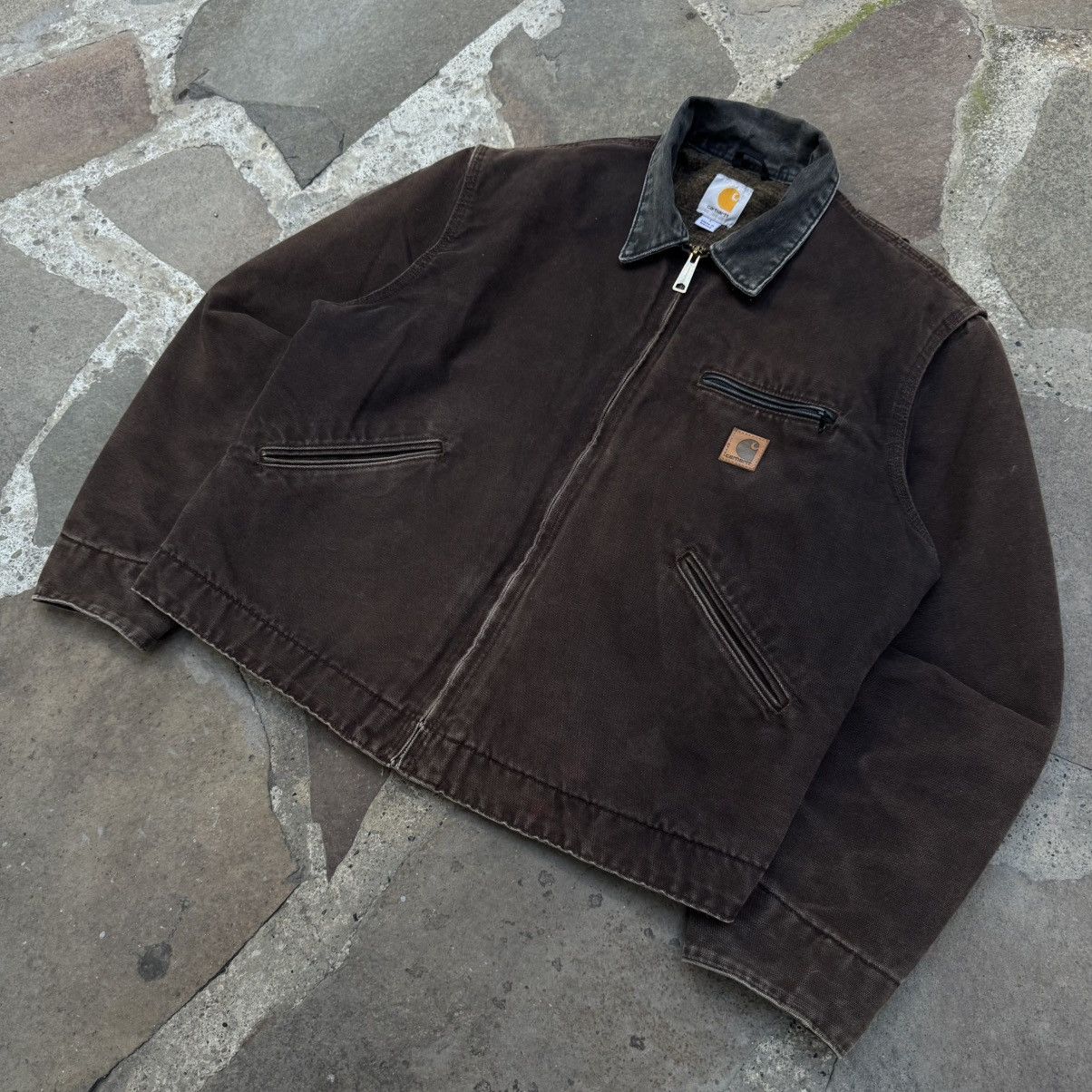 Carhartt 📦 SOLD 📦 Carhartt Detroit Jacket J97 DKB Size US L / EU 52-54 / 3 - 6 Thumbnail