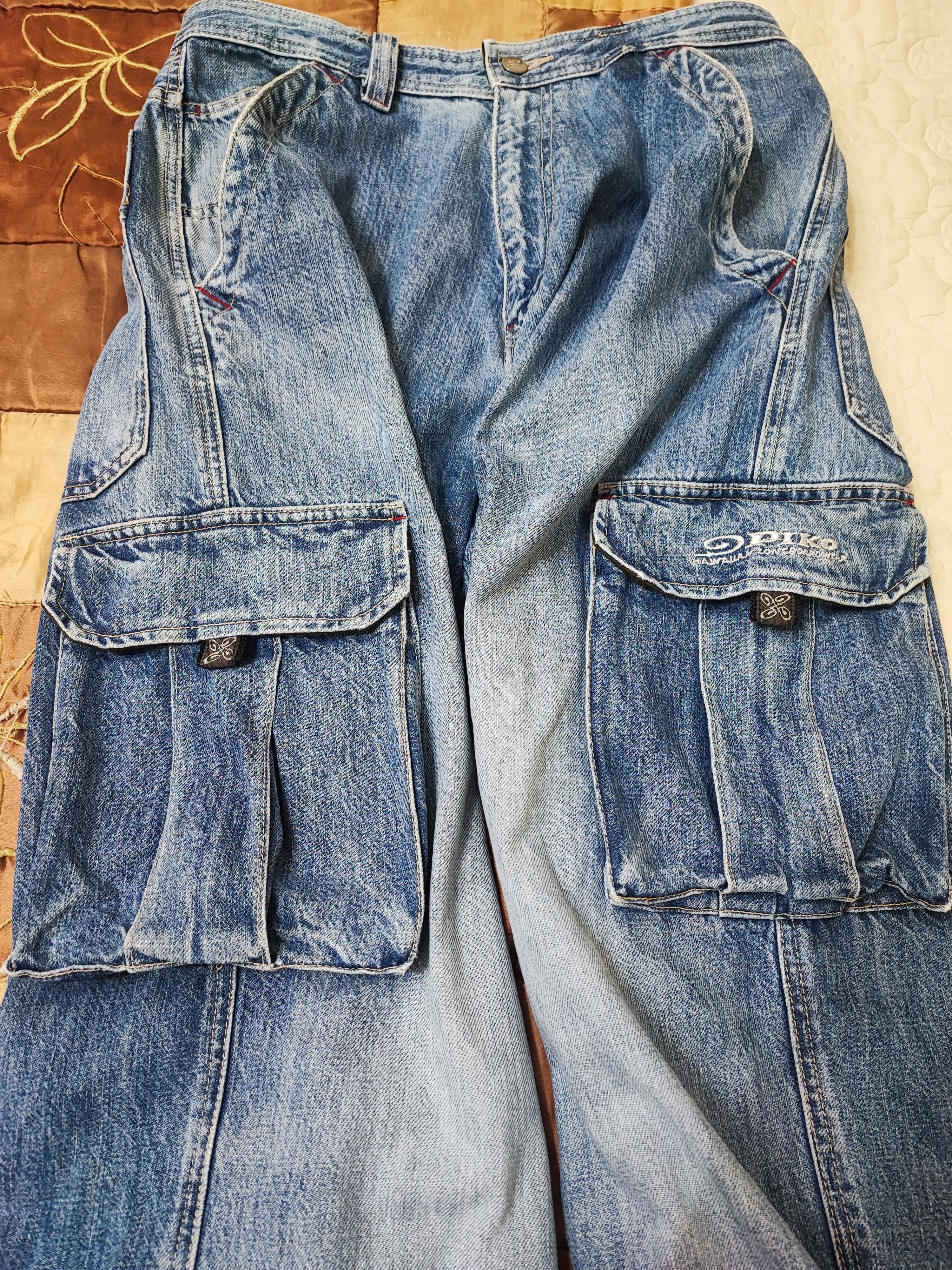 Vintage Vintage Y2K Piko Baggy Cargo Wide leg Denim Size US 32 / EU 48 - 9 Thumbnail
