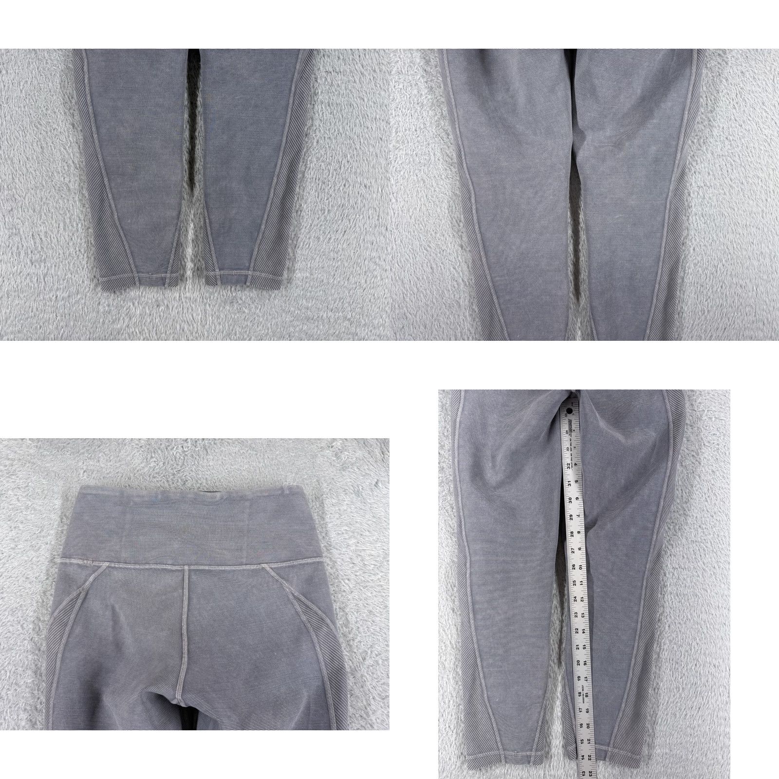 Lululemon Lululemon Wunder Under Crop 23" Blue Pants Women 6 Size 28" / US 6 / IT 42 - 9 Thumbnail