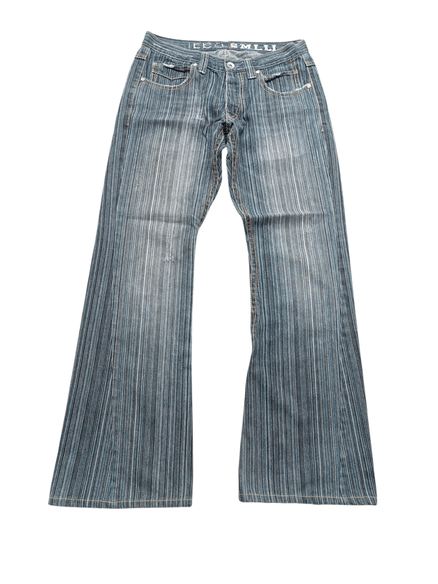 Jean 🔥 Flare Hickory IKKA Nice Design & Rare 🔥 Size US 33 - 4 Thumbnail