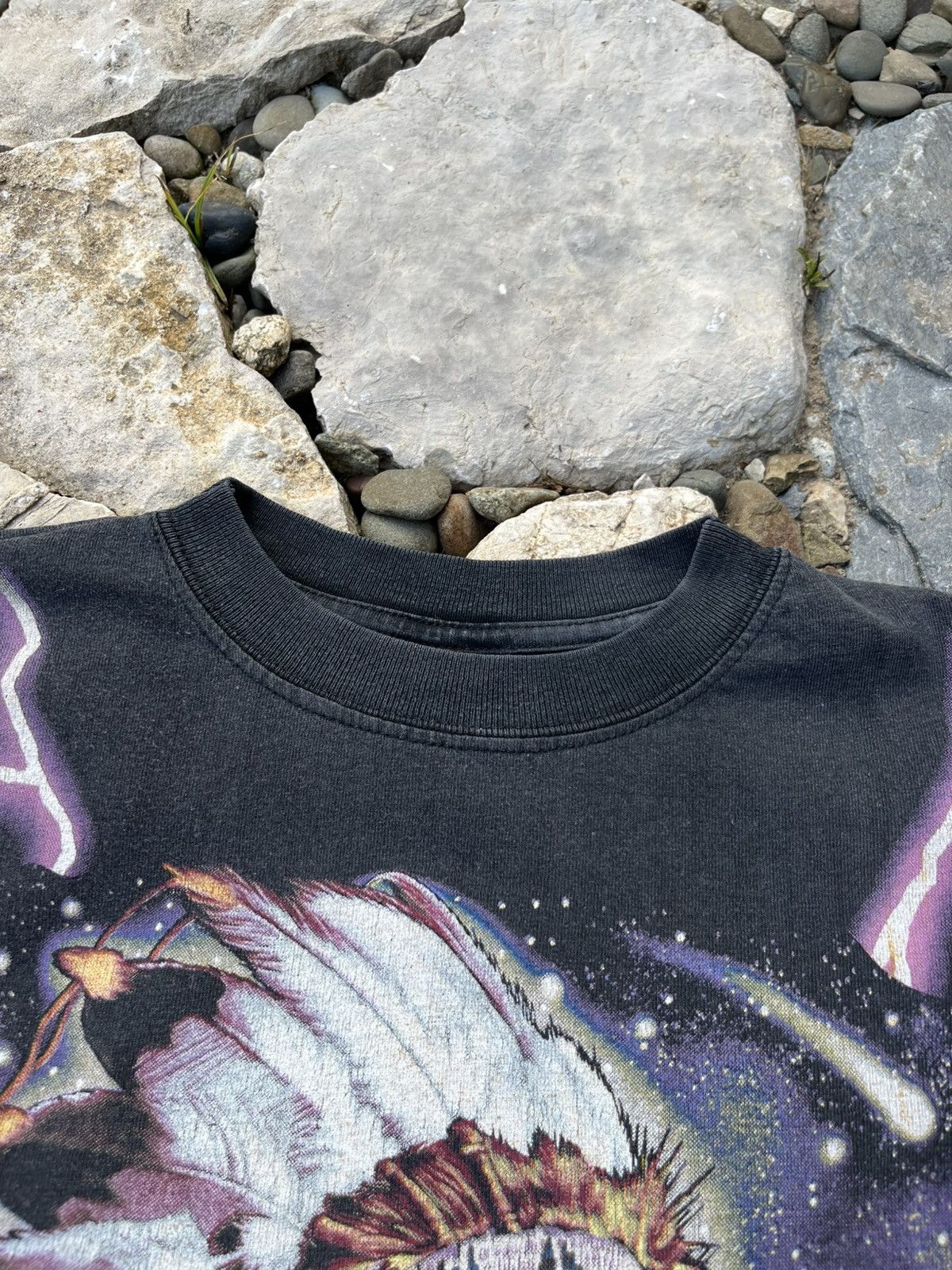 Vintage Vintage USA American Thunder Indian eagle single stitch tee Size US L / EU 52-54 / 3 - 13 Thumbnail