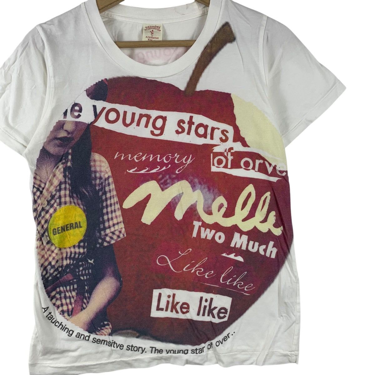 Vintage Vintage RNA JAPAN The Young Star Melting Film Movie Tee Size M / US 6-8 / IT 42-44 - 4 Thumbnail