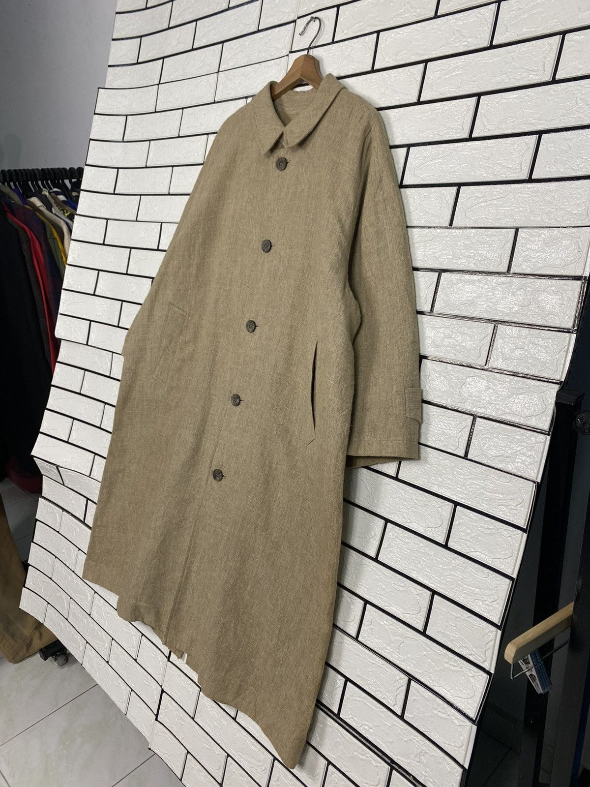 Issey Miyake Vintage Issey Miyake Oversized Balloon Jacket Linen Wool Size US L / EU 52-54 / 3 - 2 Thumbnail