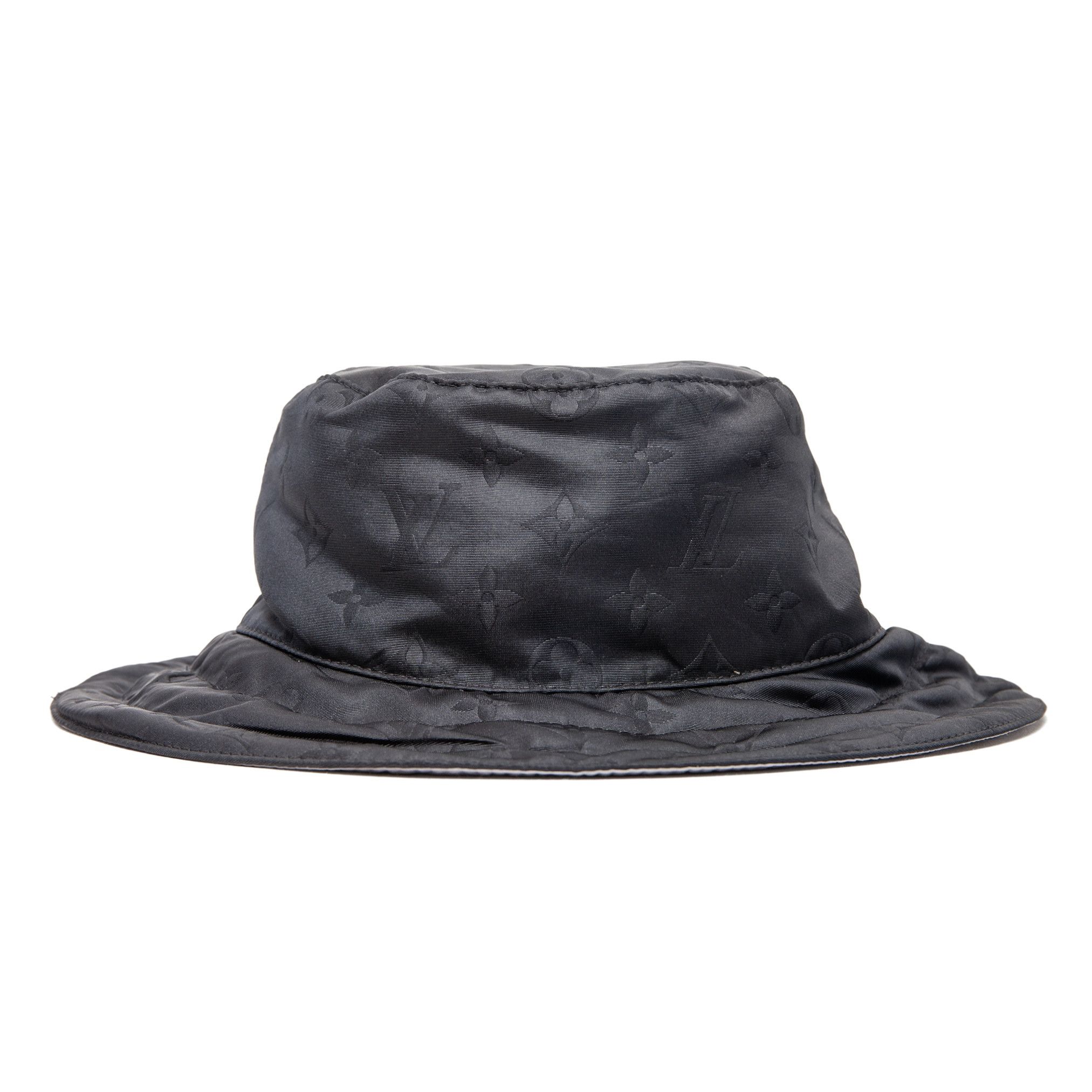 Louis Vuitton Padded Monogram Reversible Bucket Hat Black Grey Size ONE SIZE - 1 Thumbnail