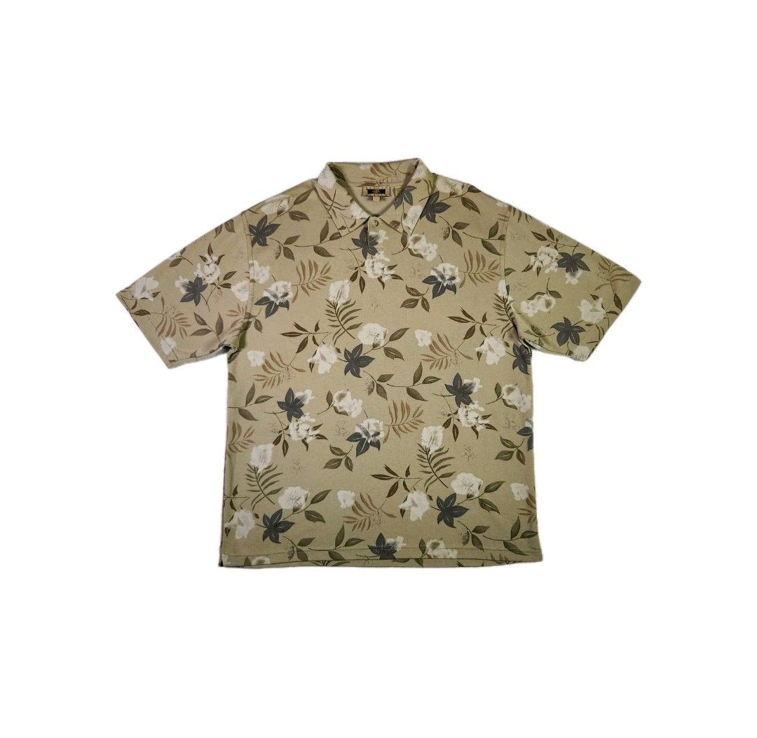 Joseph Abboud VINTAGE Joseph Abboud Polo Shirt Large Floral Short Sleeve Size US L / EU 52-54 / 3 - 1 Thumbnail