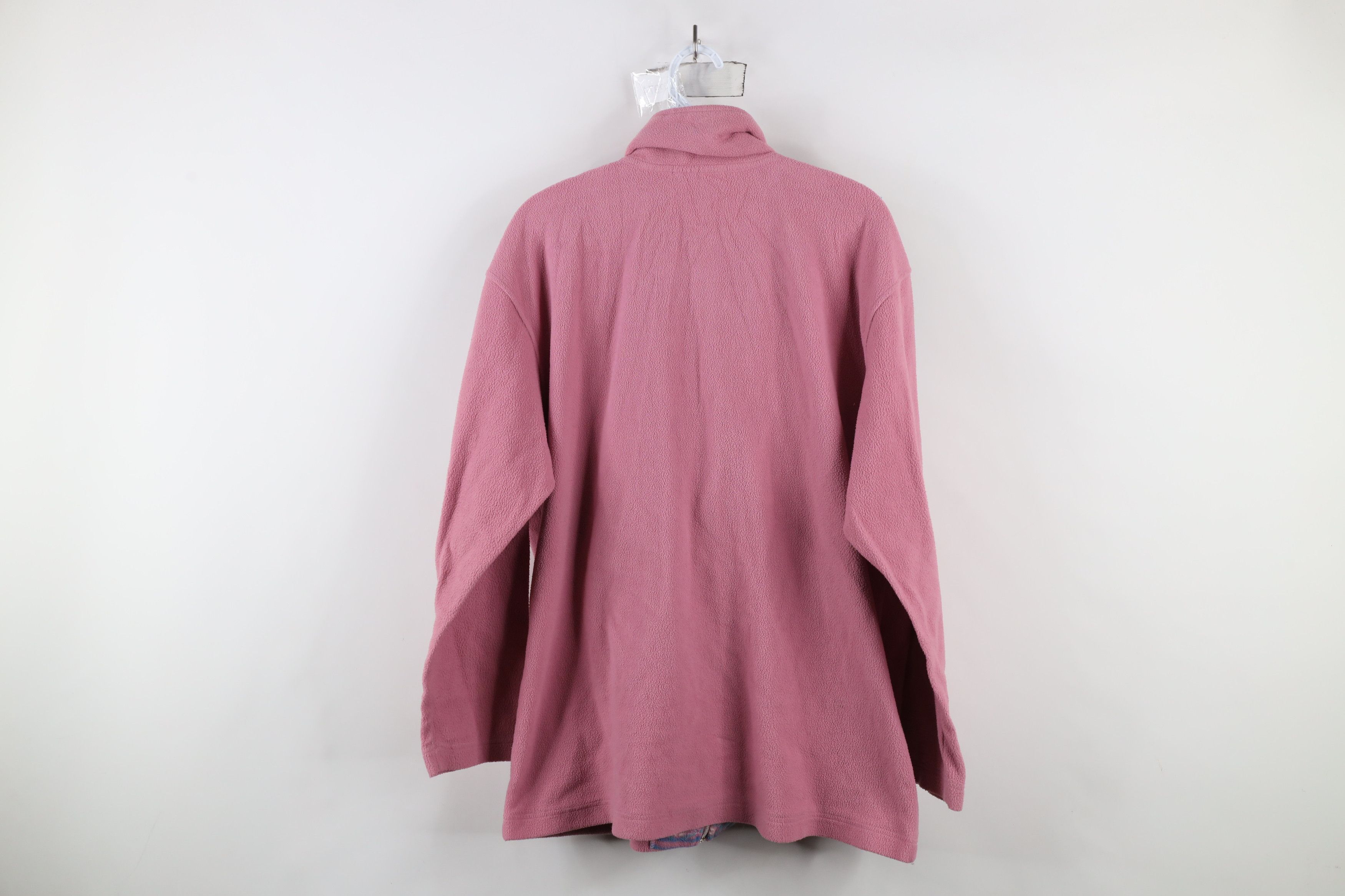 Vintage Vintage 90s Streetwear Southwestern Full Zip Fleece Jacket Size L / US 10 / IT 46 - 10 Thumbnail