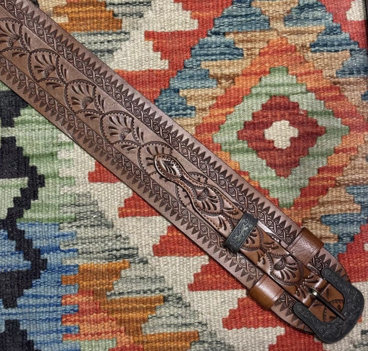 Polo Ralph Lauren Polo Ralph Lauren Western Engraved Belt K22 Size ONE SIZE - 6 Thumbnail