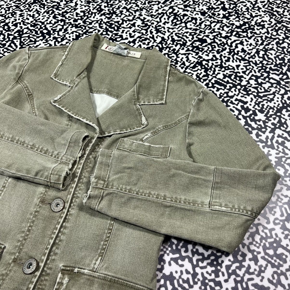 Japanese Brand Vintage Y2K Z Cavaricci Military Distressed Blazer Japanese Size S / US 4 / IT 40 - 8 Thumbnail
