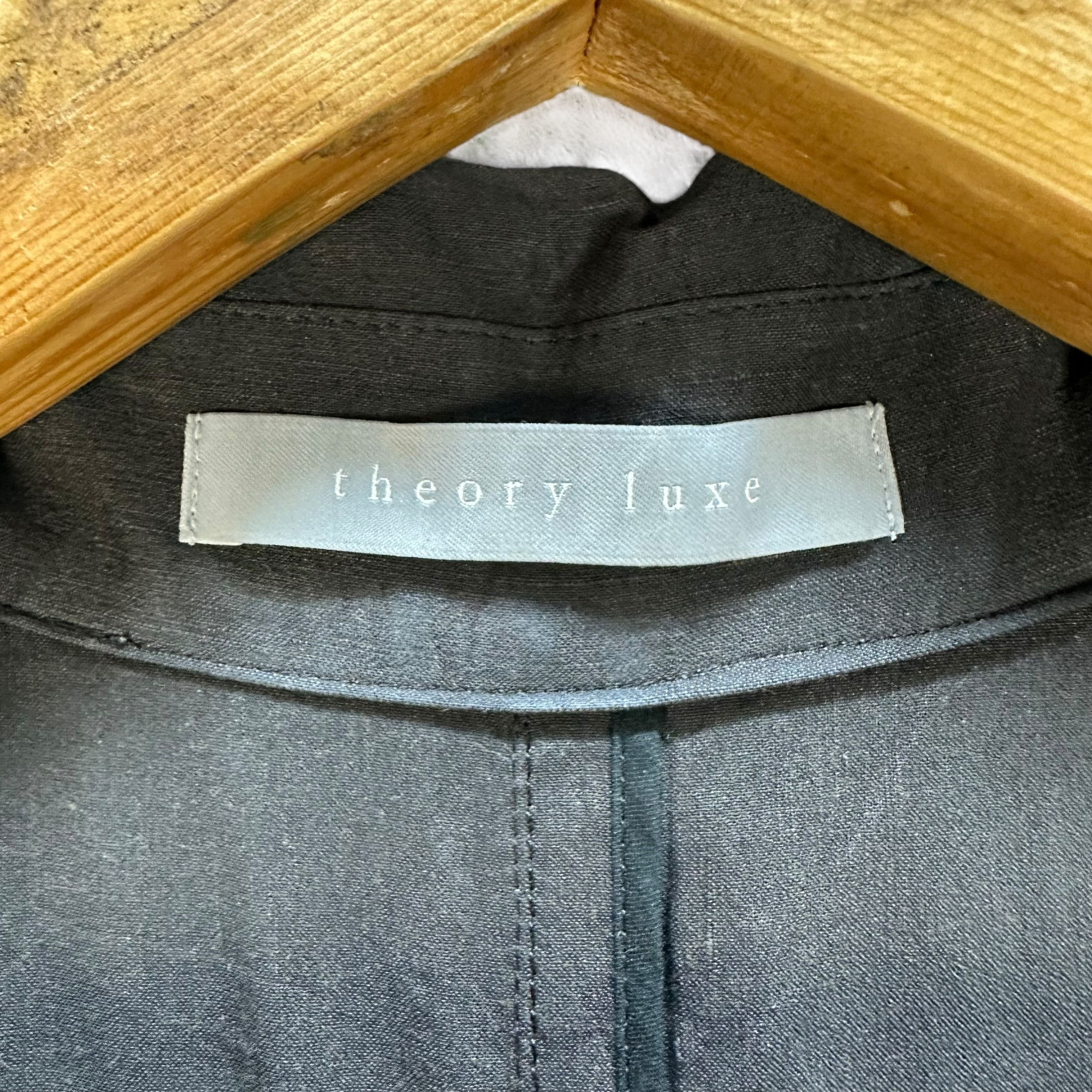 Theory THEORY LUXE Short Sleeve Long Coat Light Overcoat #A49-1141 Size S / US 4 / IT 40 - 7 Thumbnail