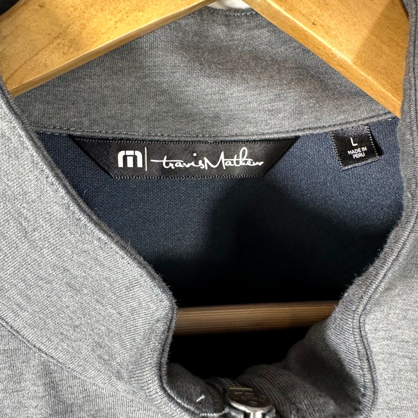 TravisMathew TravisMathew Mens Quarter Zip Pullover Gray MSA M.C. Dean Logo Large Size US L / EU 52-54 / 3 - 5 Thumbnail