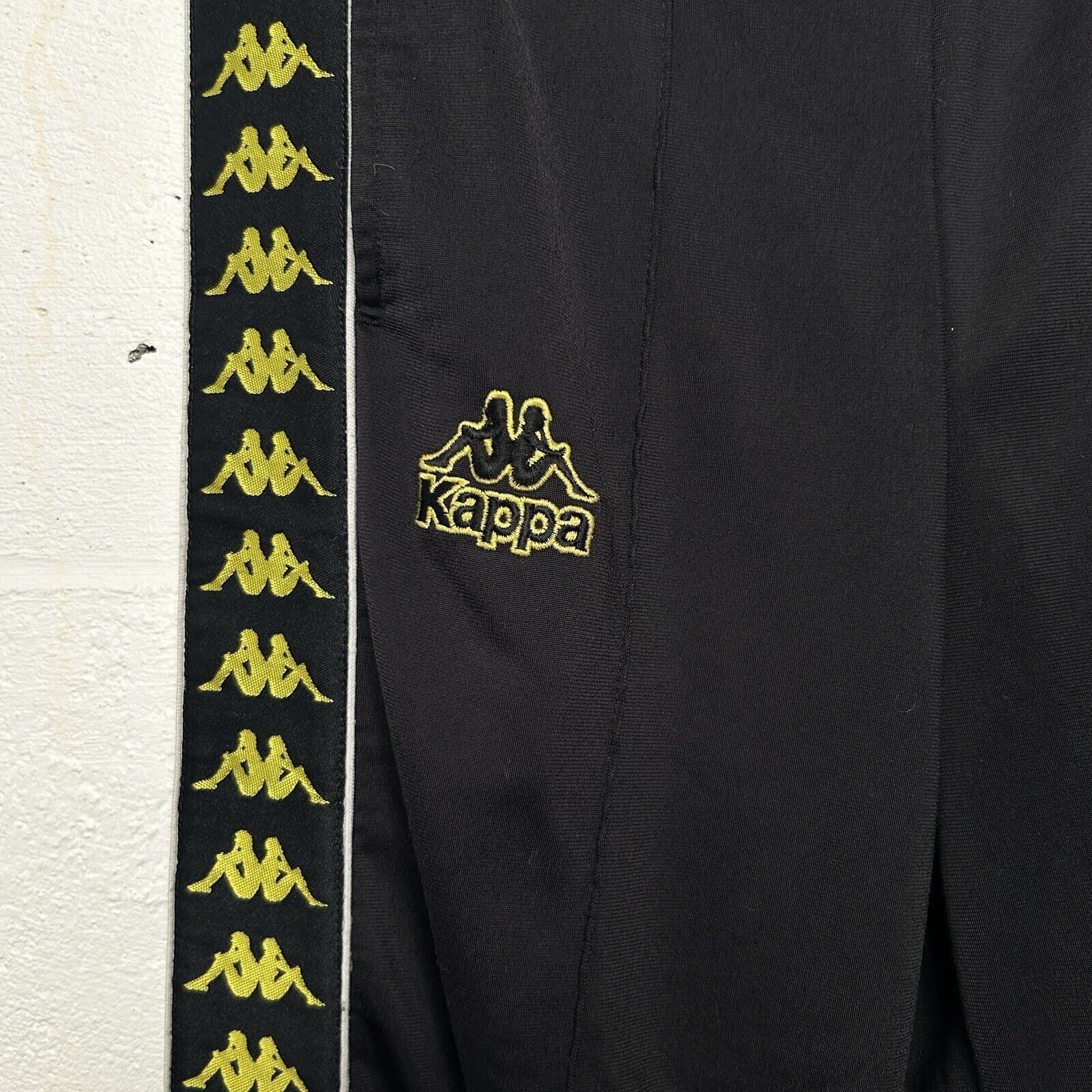 Kappa yellow sweatpants deals